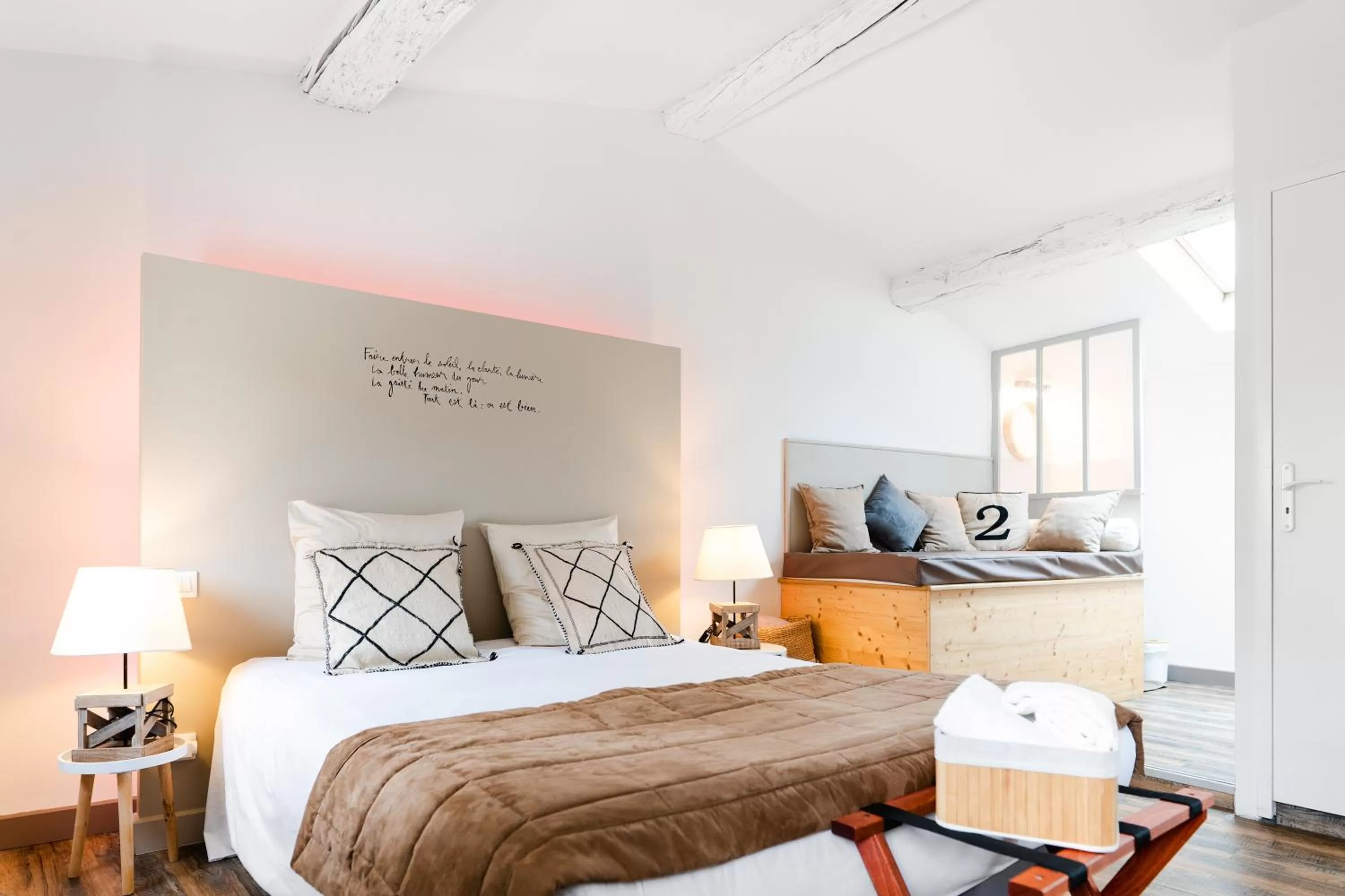 Photo of the whole room, Bed in La Maison Gustave