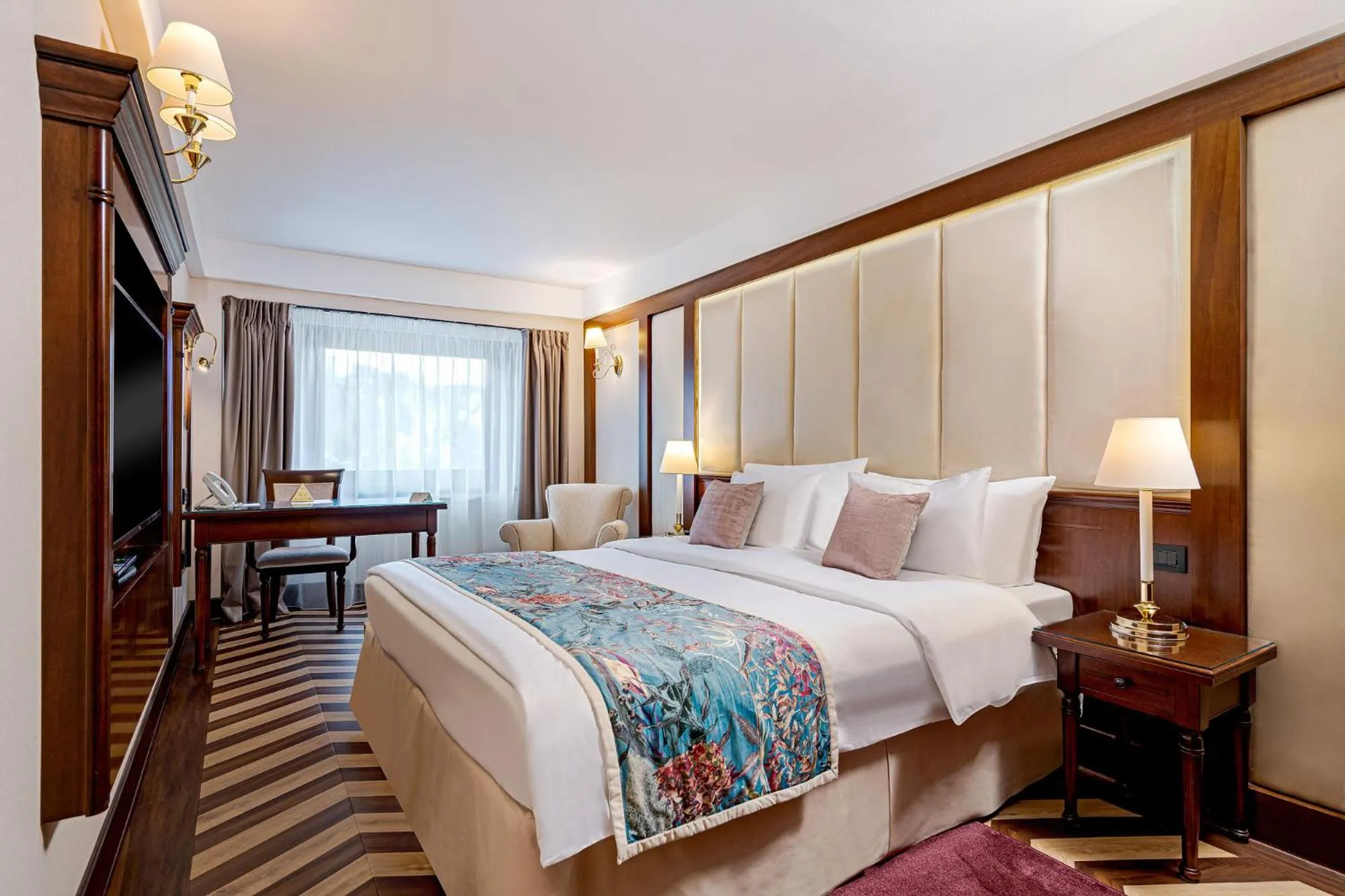 Bed in Hotel International