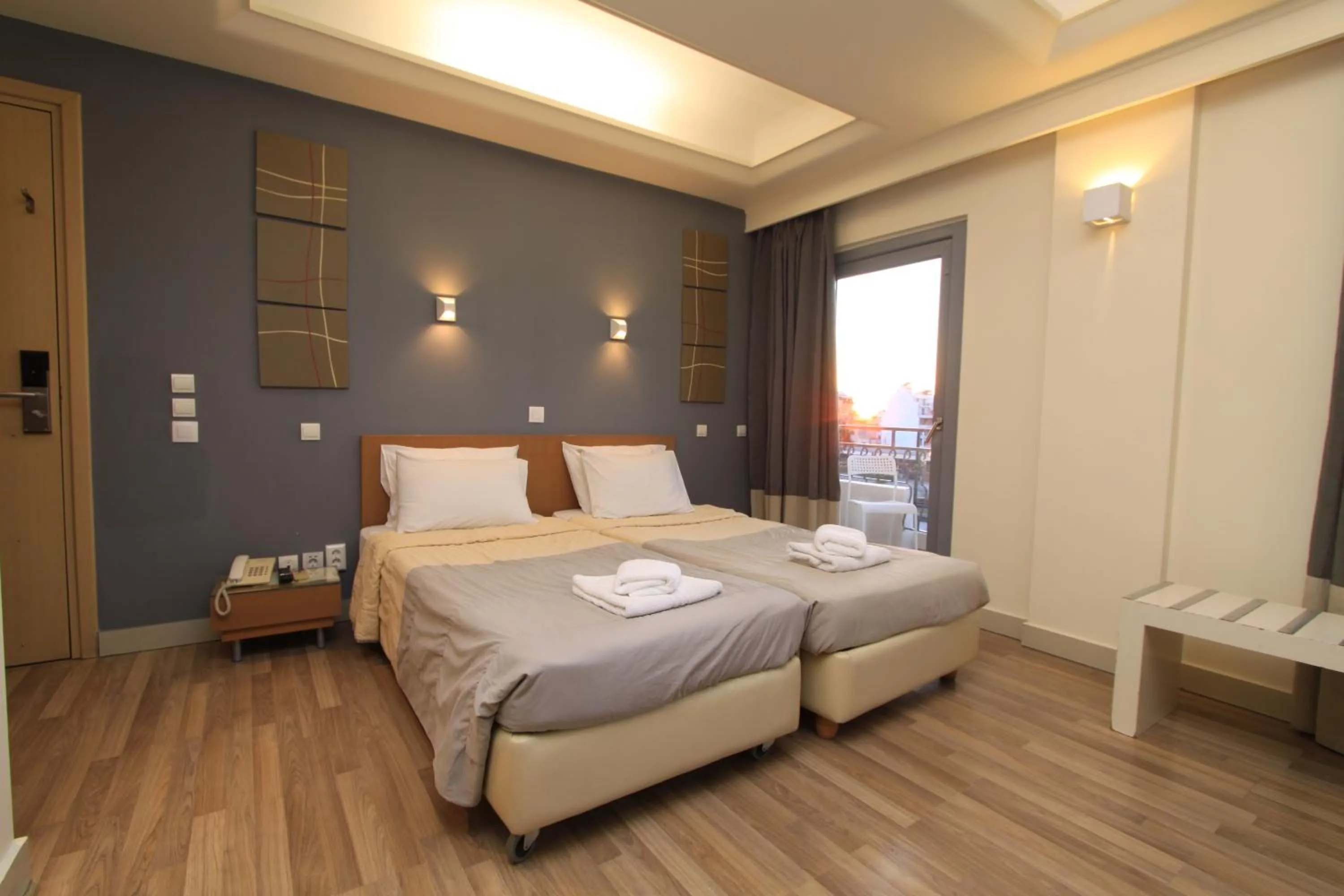 Bed in Ariston Hotel