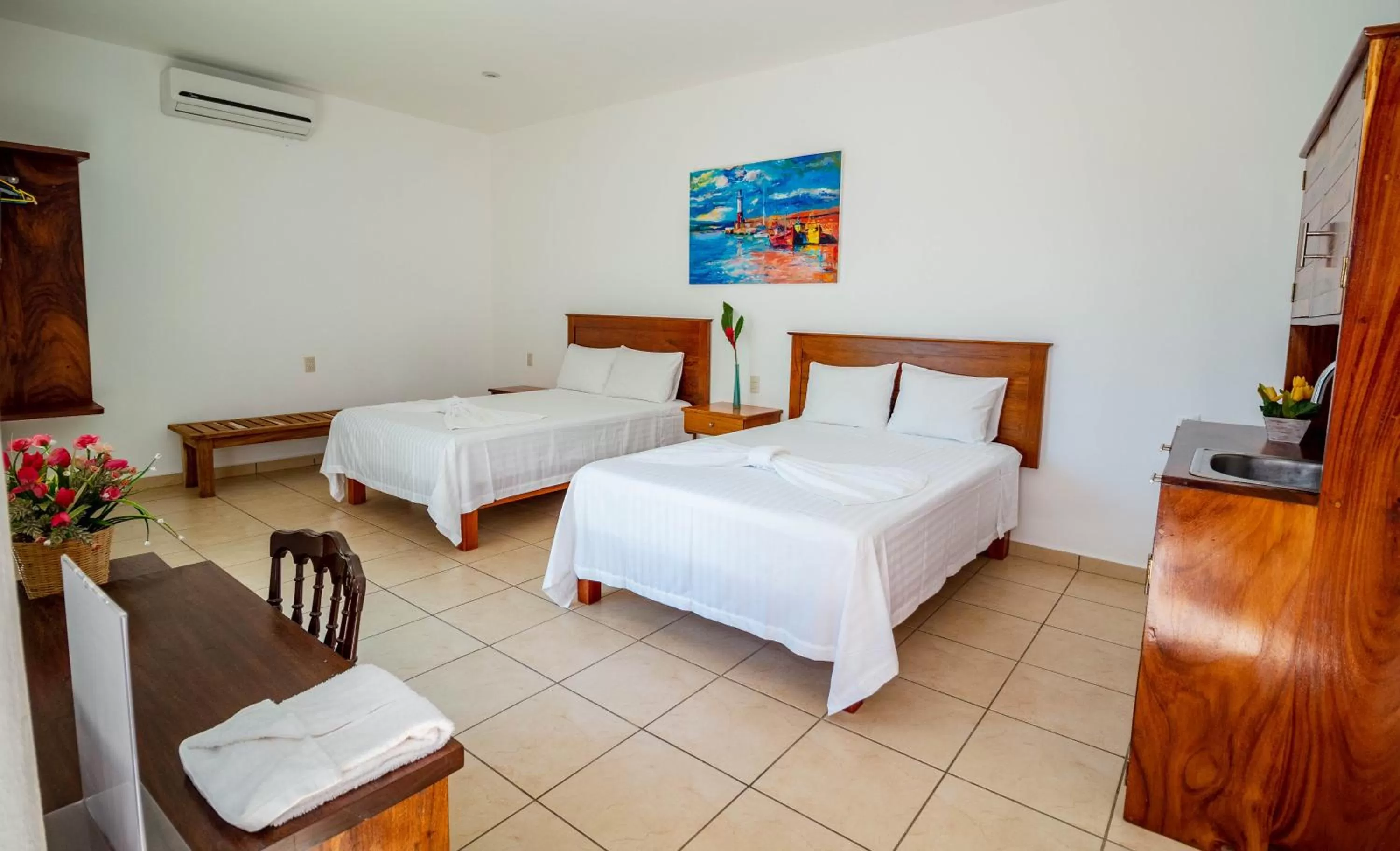 Bed in Hotel Casa Pridda