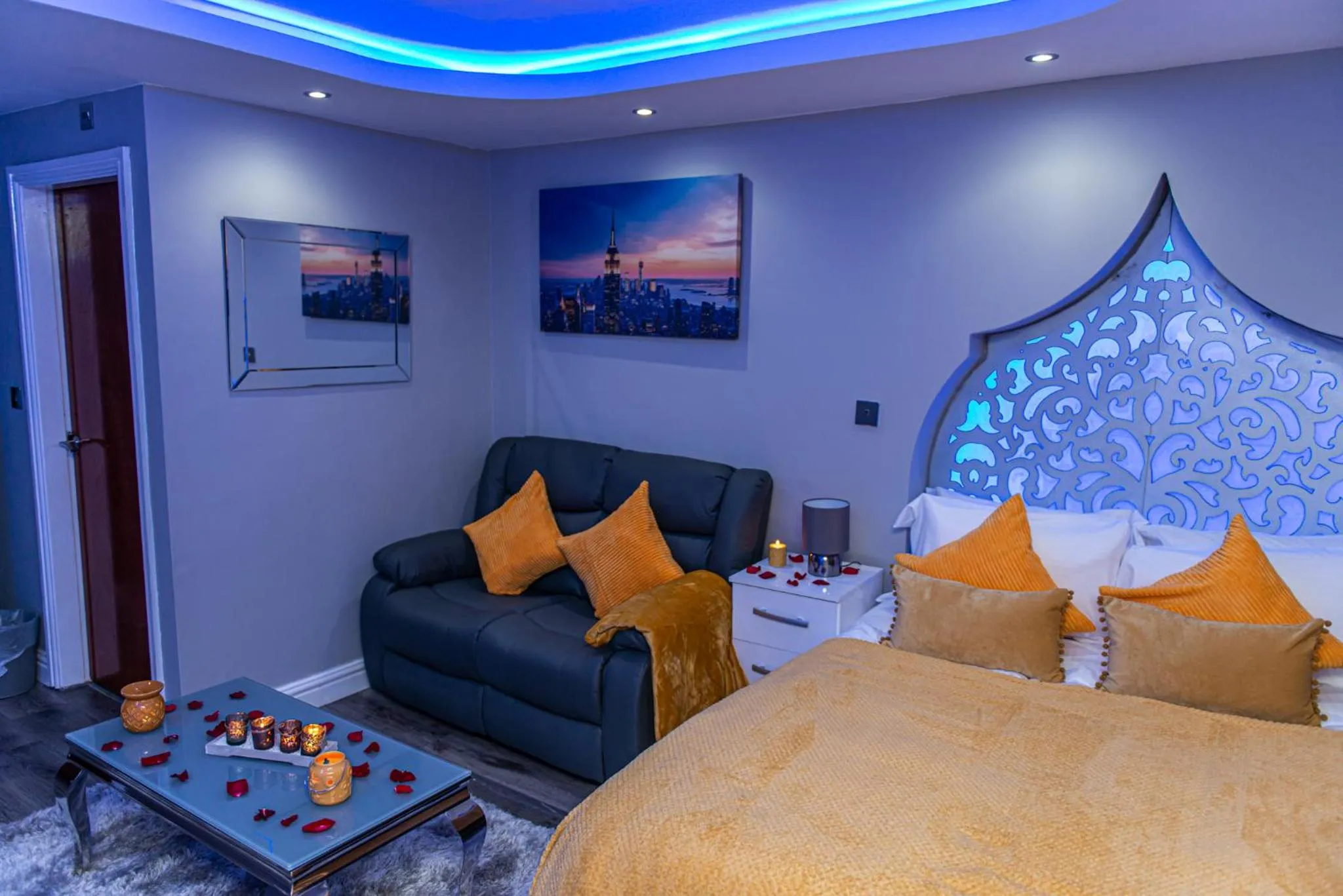 Bed in Meridian Serviced Apartments