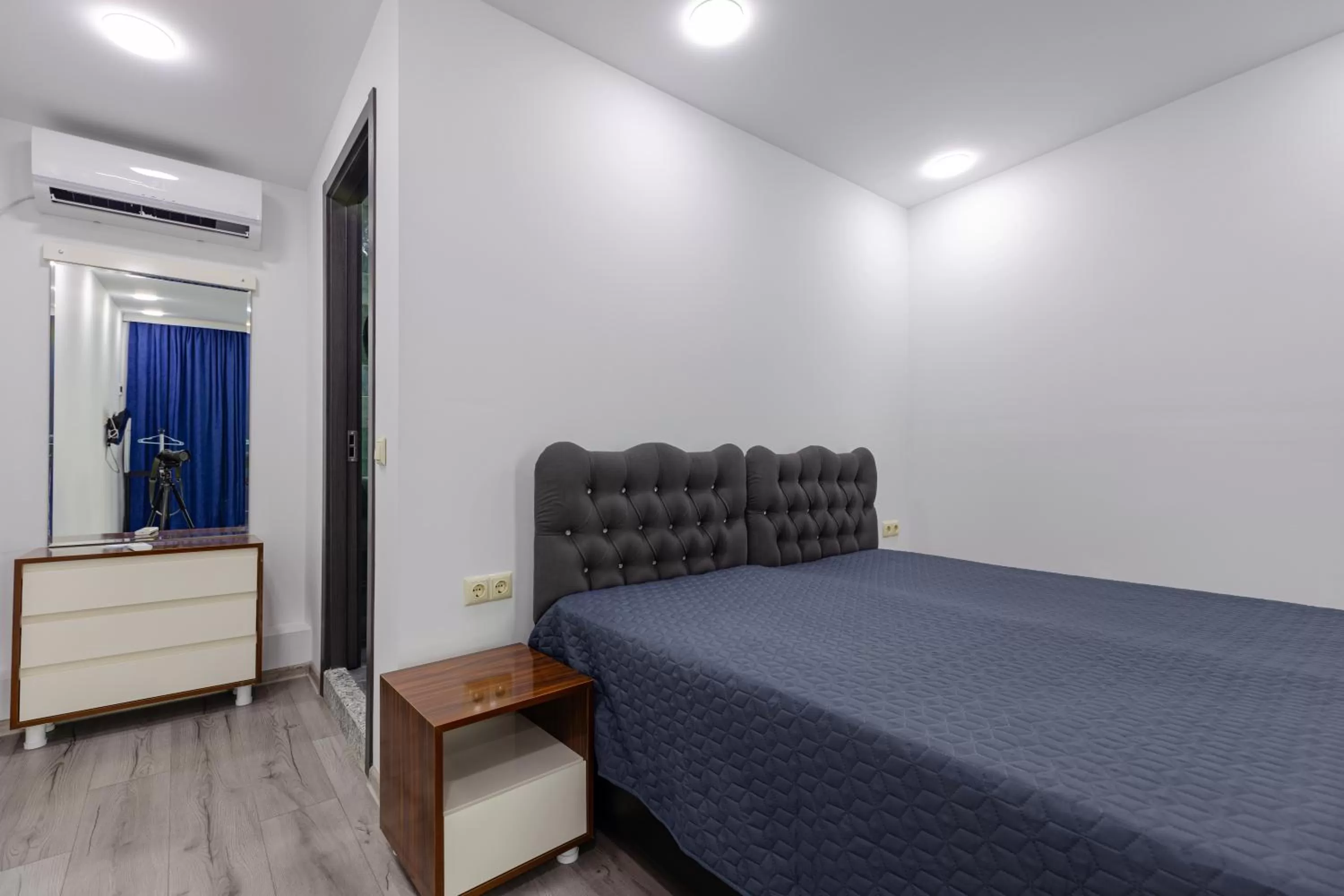 Bed in House at the Sea