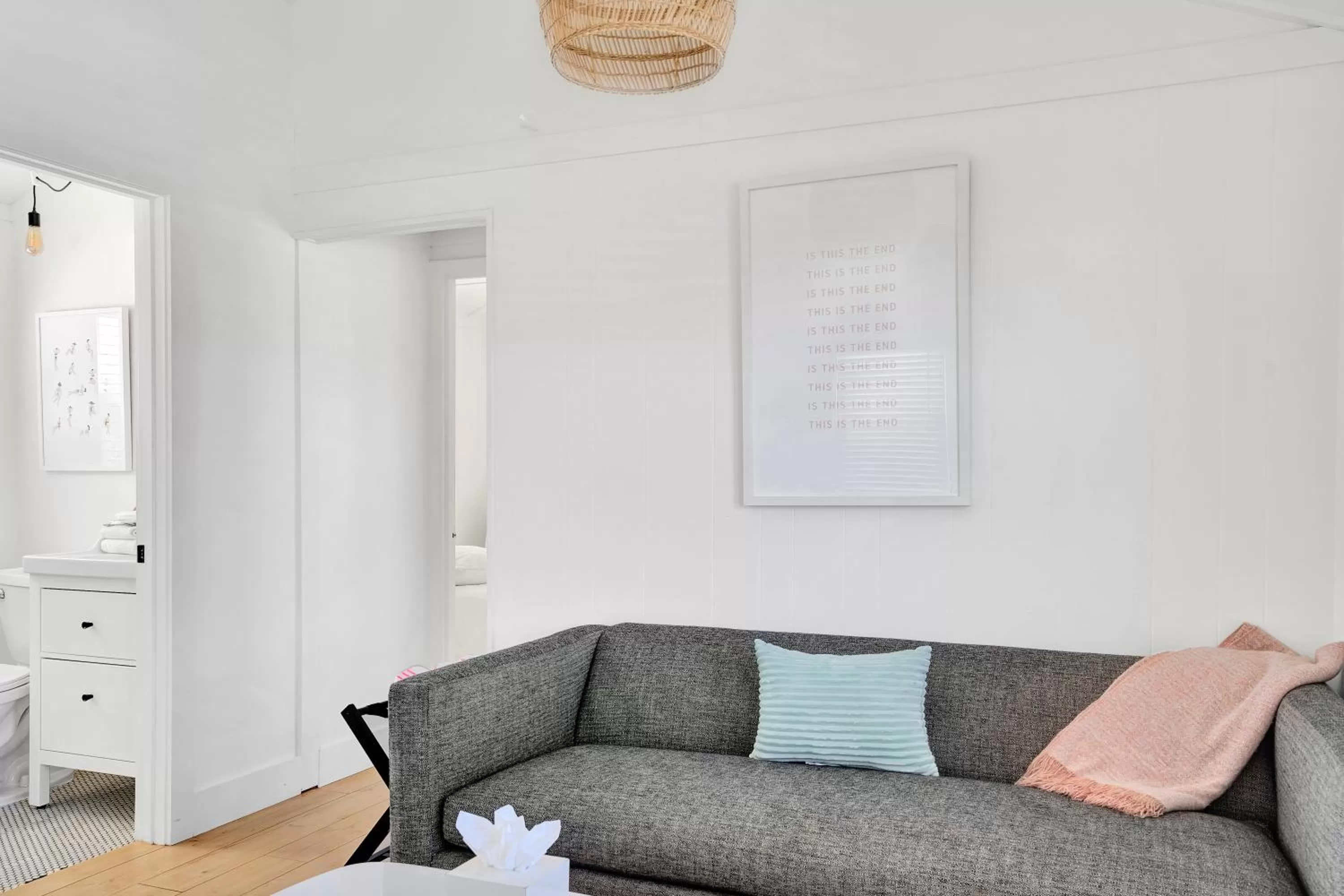 Living room in Breakers Montauk