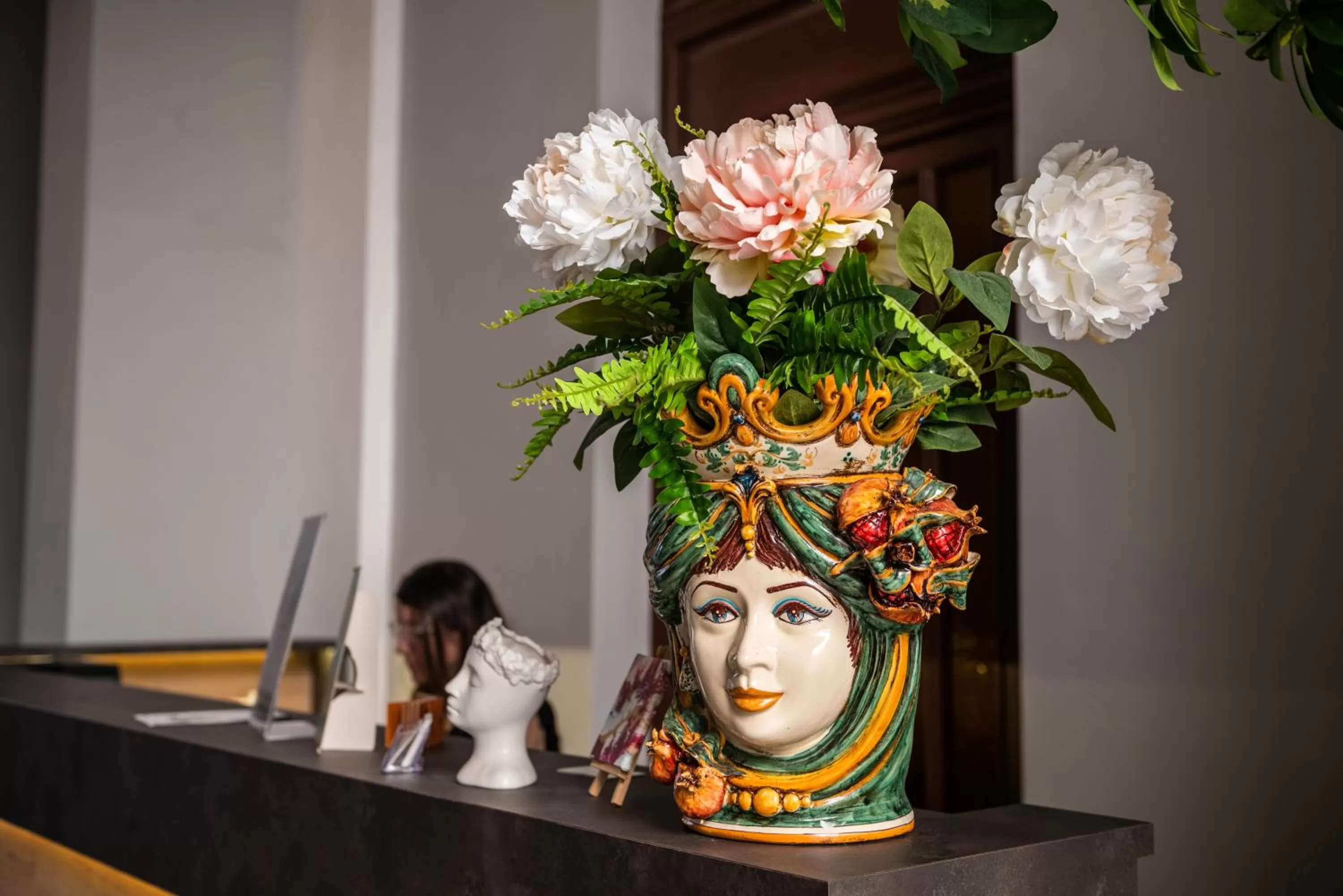 Lobby or reception in Historico Loft & Rooms Palazzo Adragna XIX