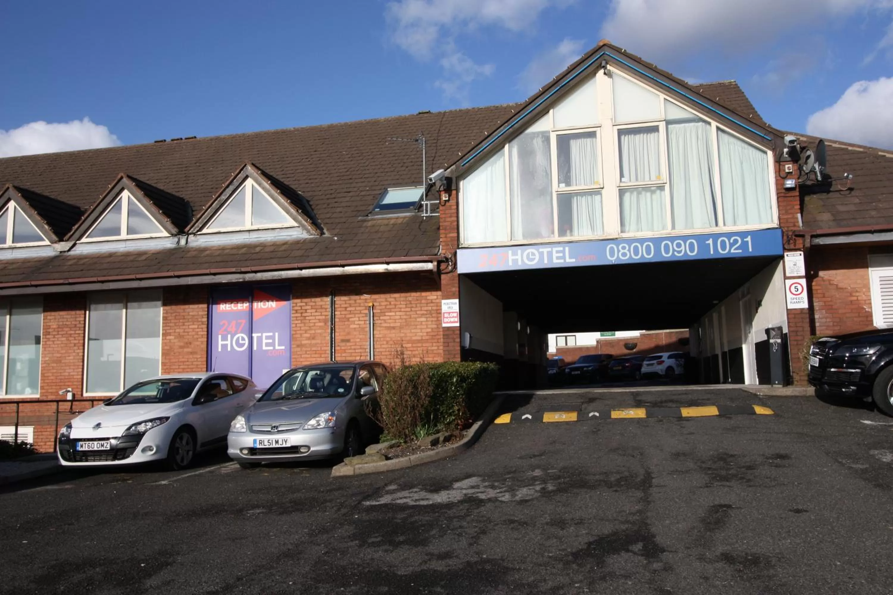 Facade/entrance in 247Hotel