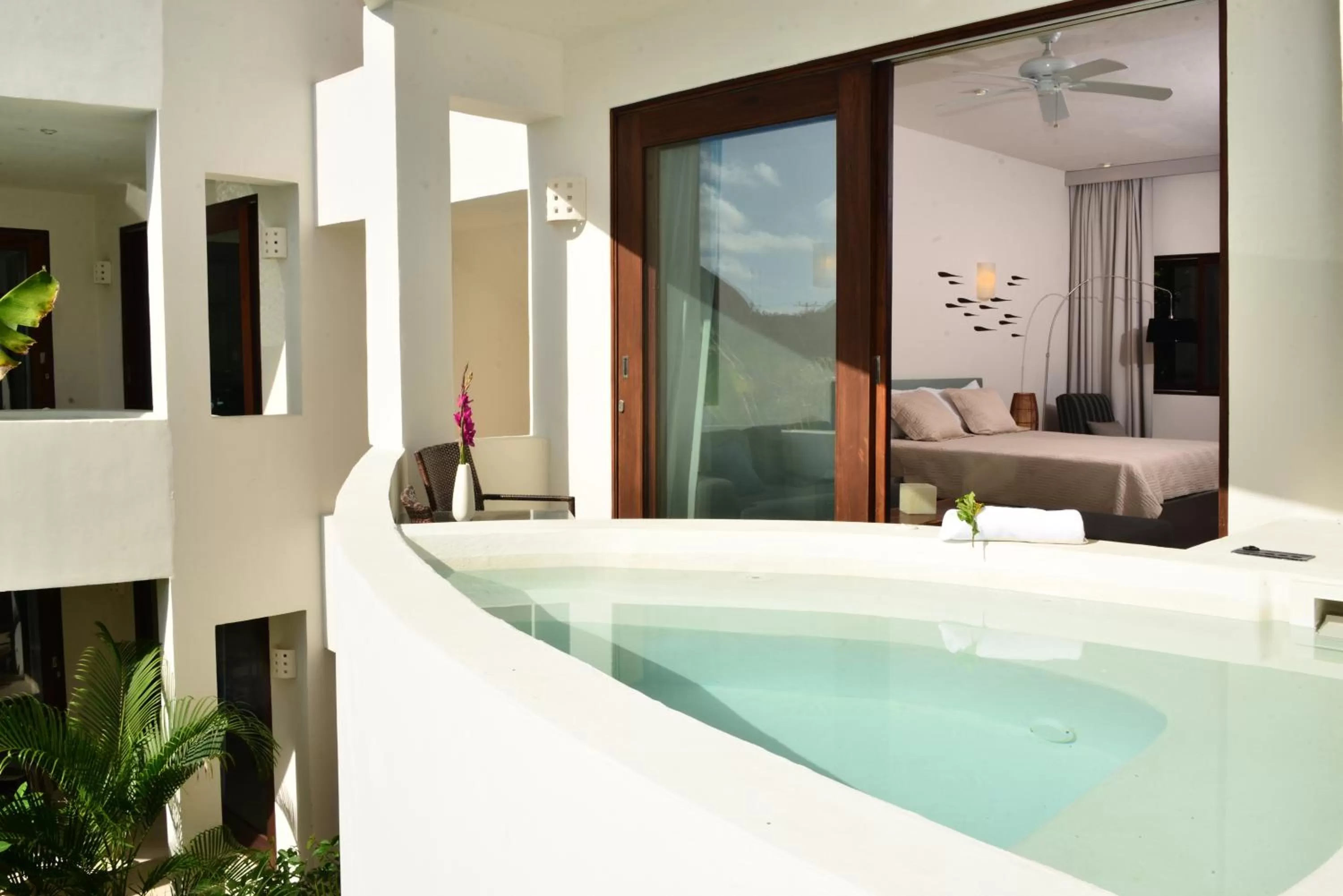 Balcony/Terrace in Intima Resort Tulum Adults Only (Clothing Optional)