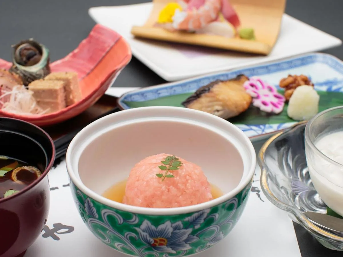 Dinner in Kinokuniya Ryokan