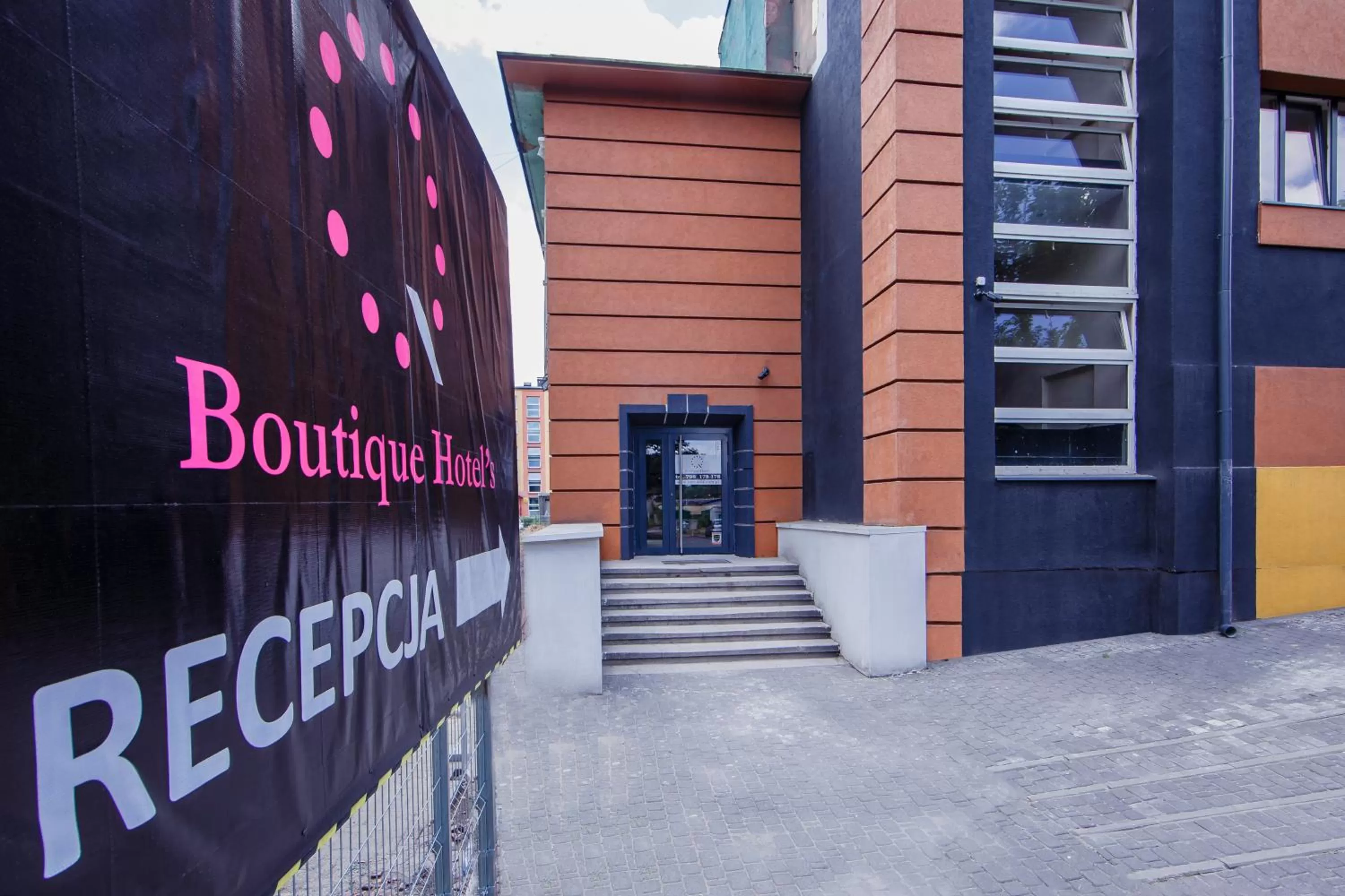 Facade/entrance in Boutique Hotel's Bytom