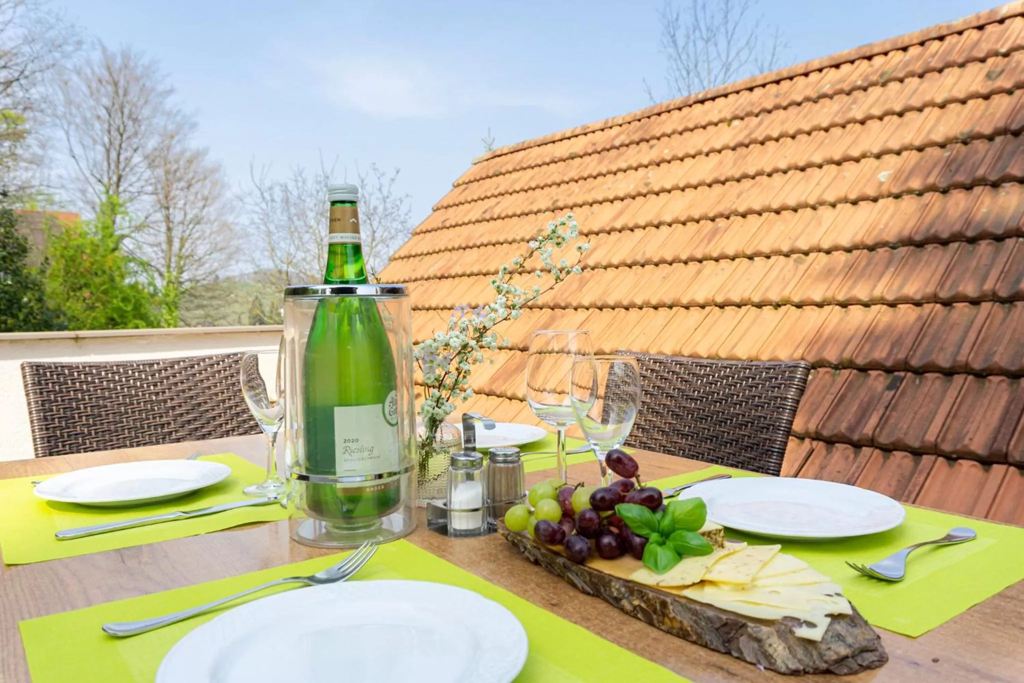 Balcony/Terrace in Naturhotel Holzwurm