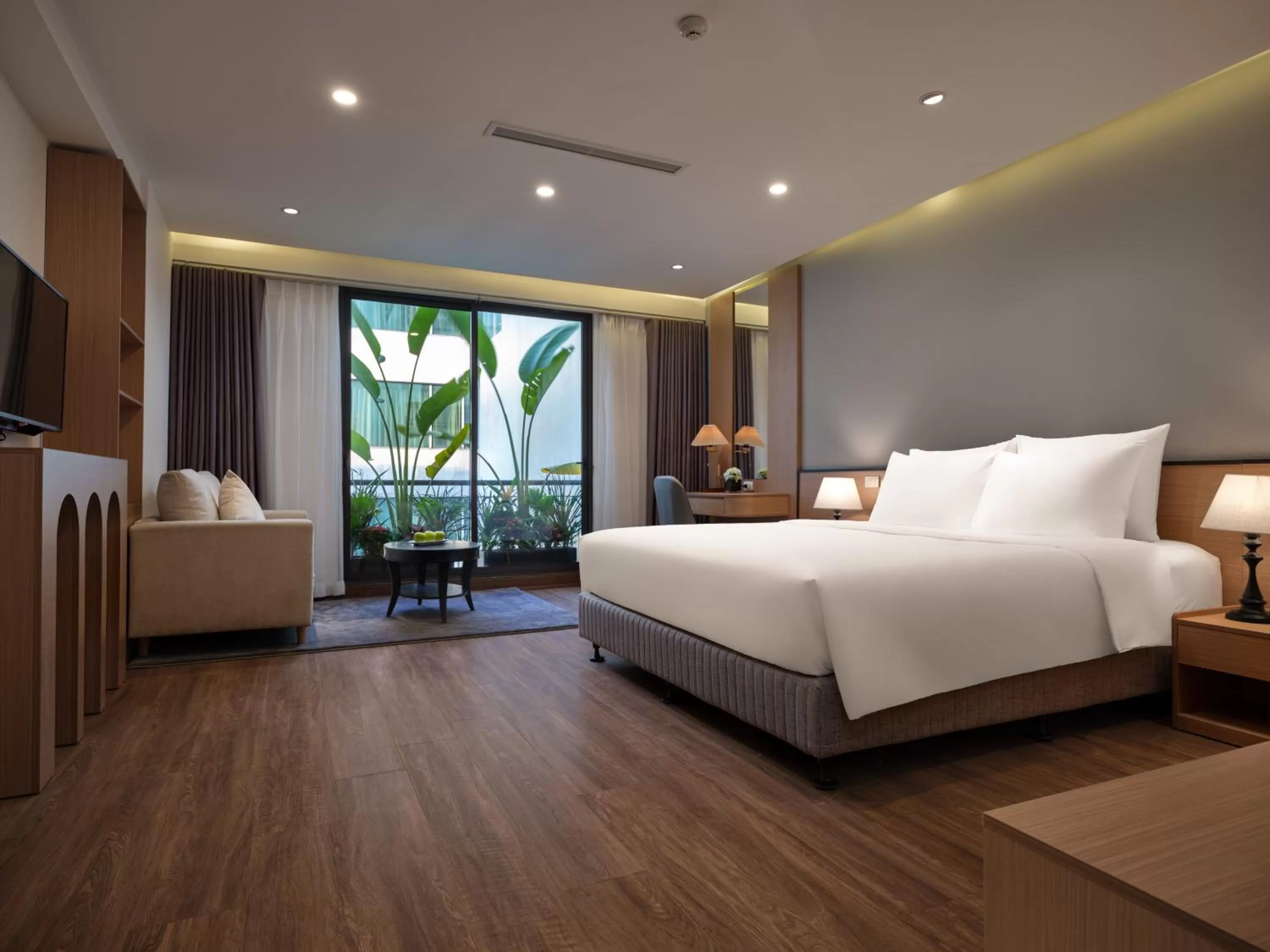 Bed in Minasi Hotel & Spa