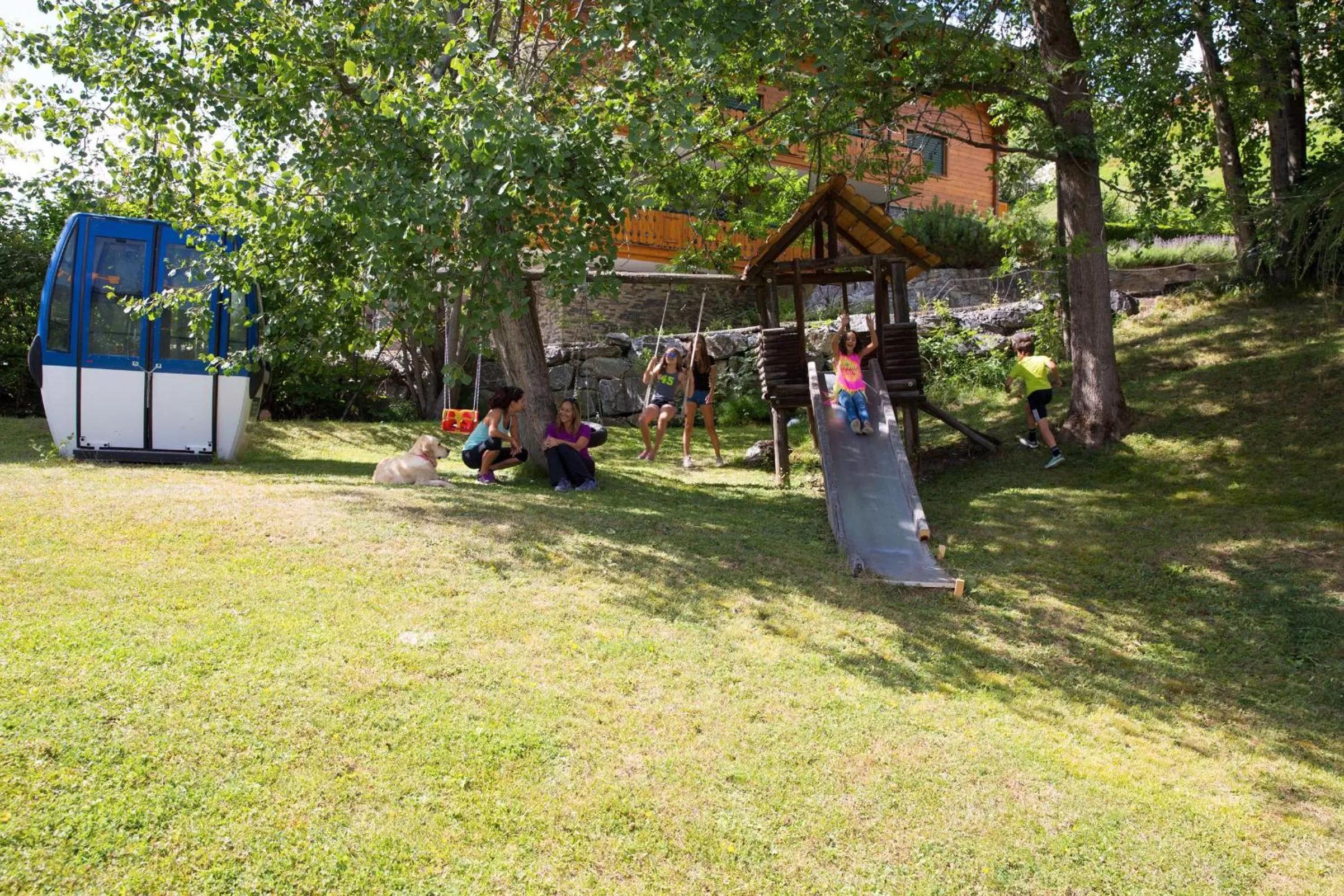Children play ground in Hotel La Prairie