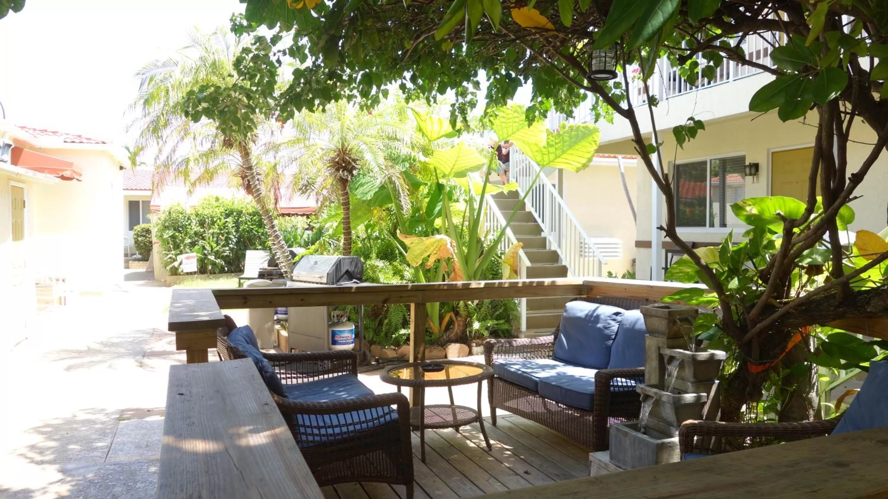 Patio in Ocean Drive Villas