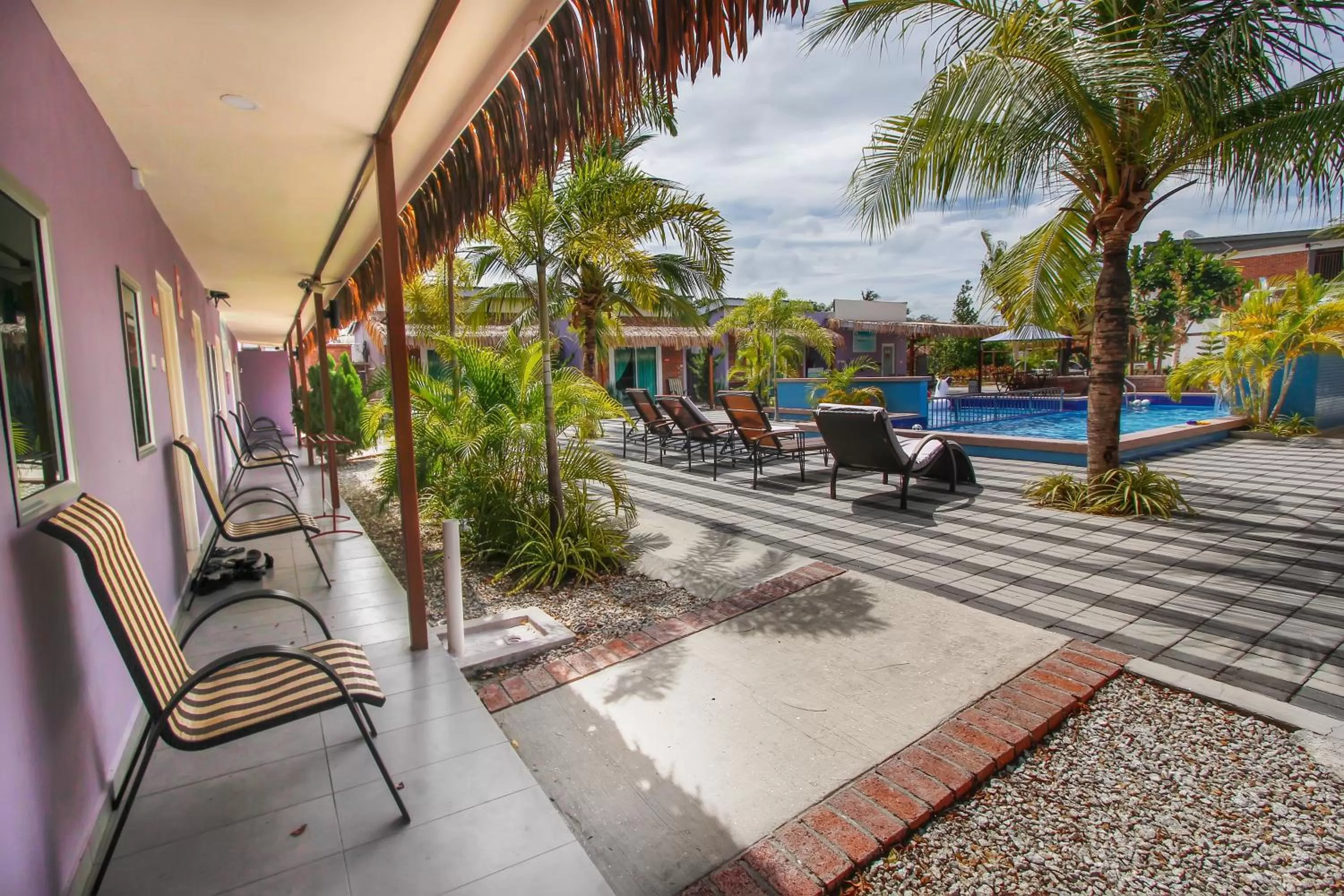 Pool view in Lavigo Resort