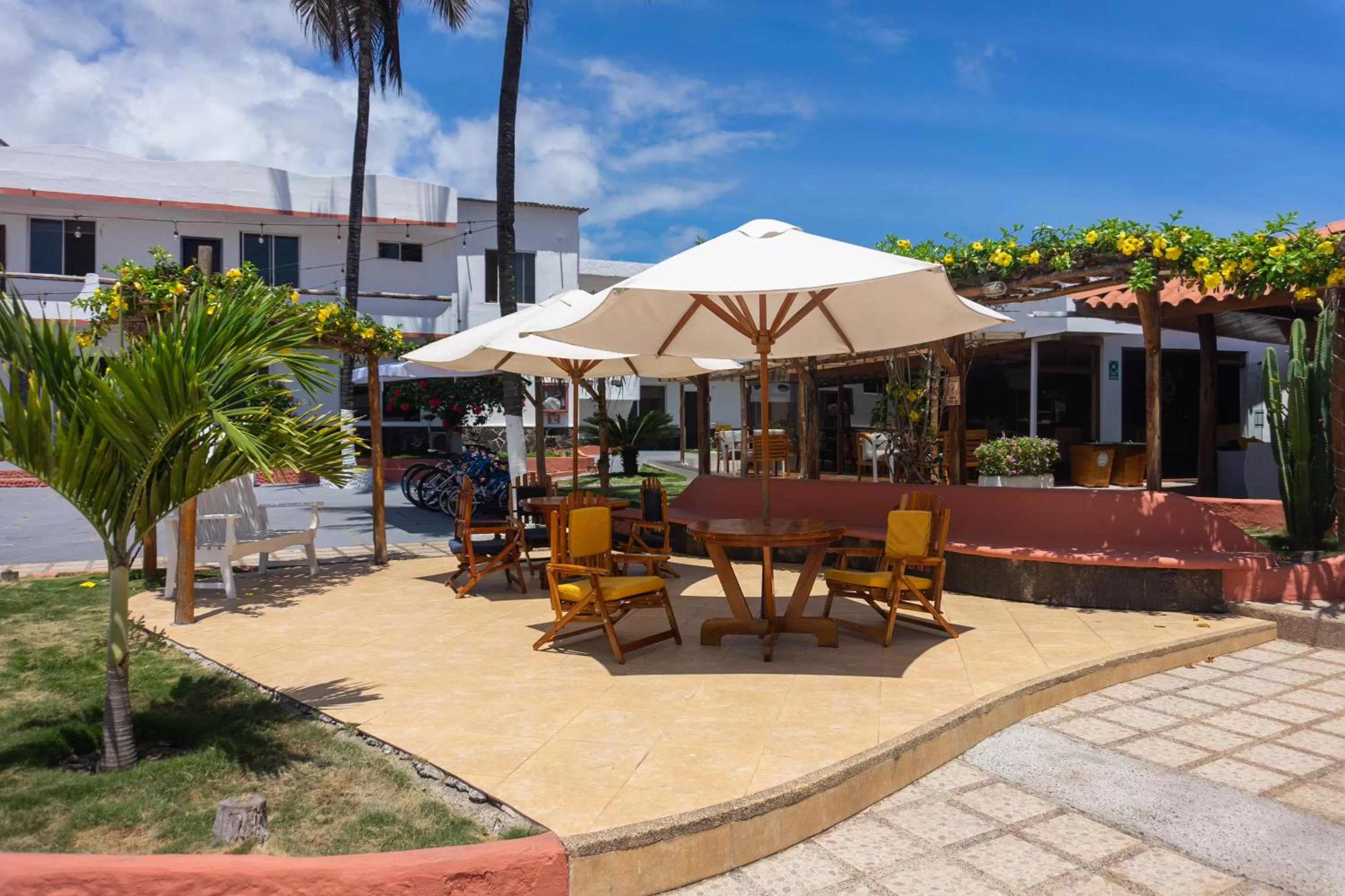 Patio in Hotel Las Ninfas