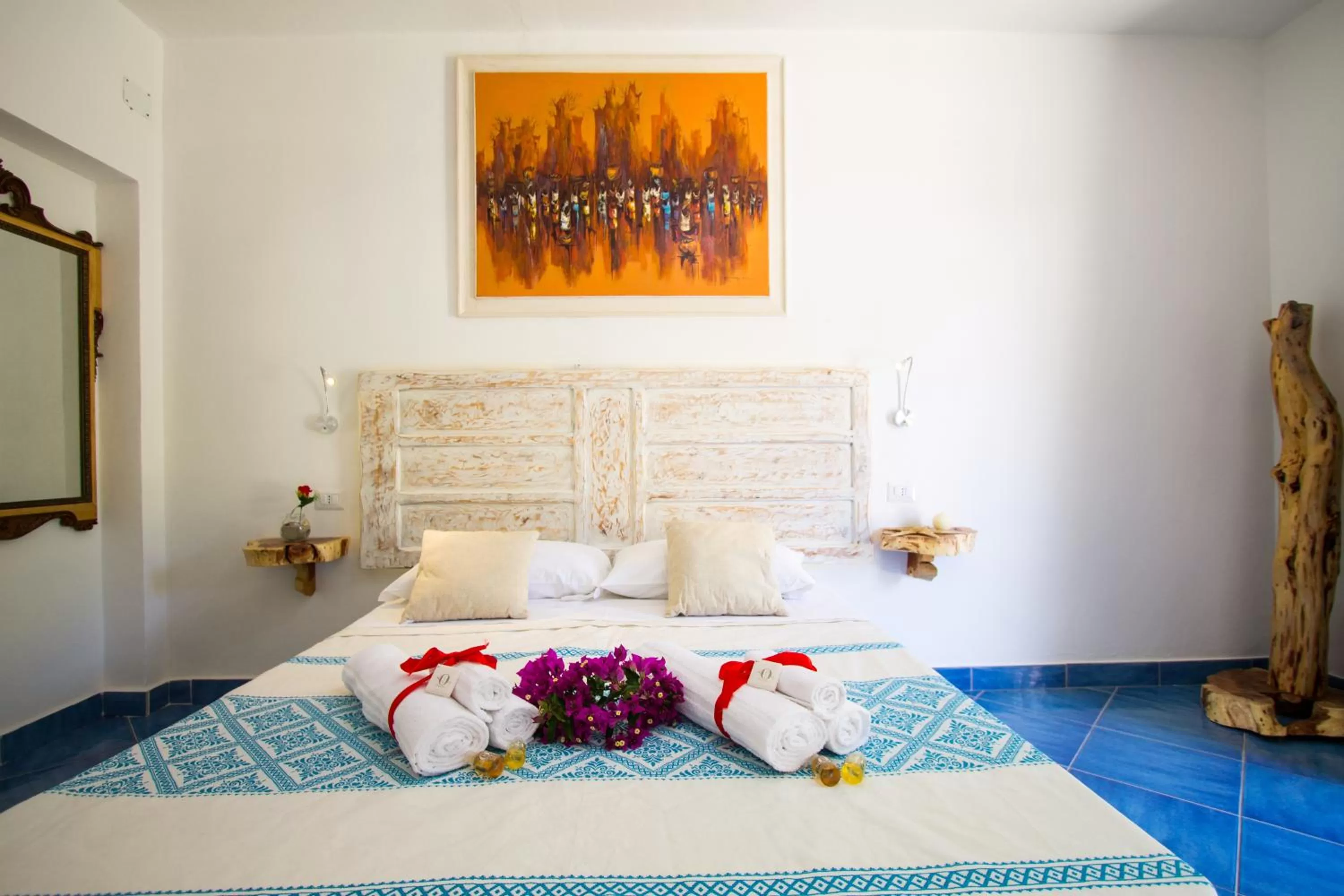 Bed in Suites Voce del Mare