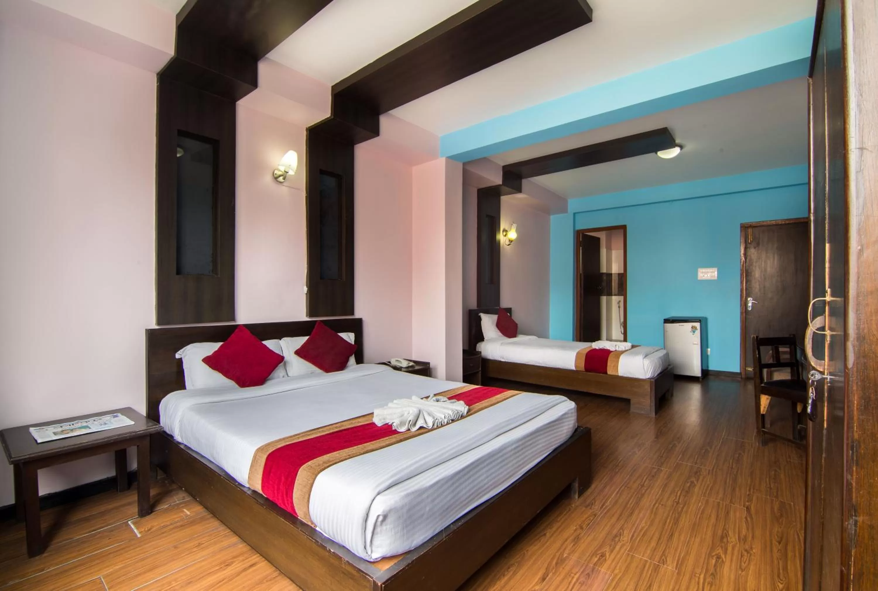 Bed in Hotel Family Home