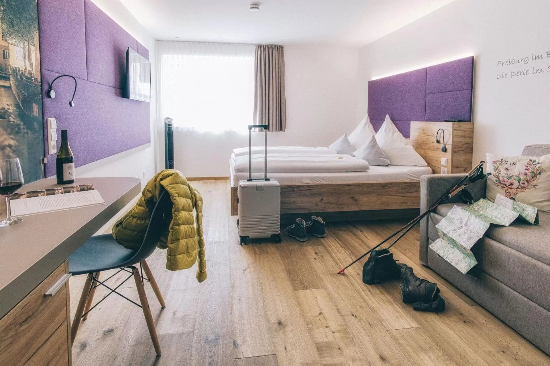 Photo of the whole room, Bed in Hotel Restaurant Kochschule Rössle