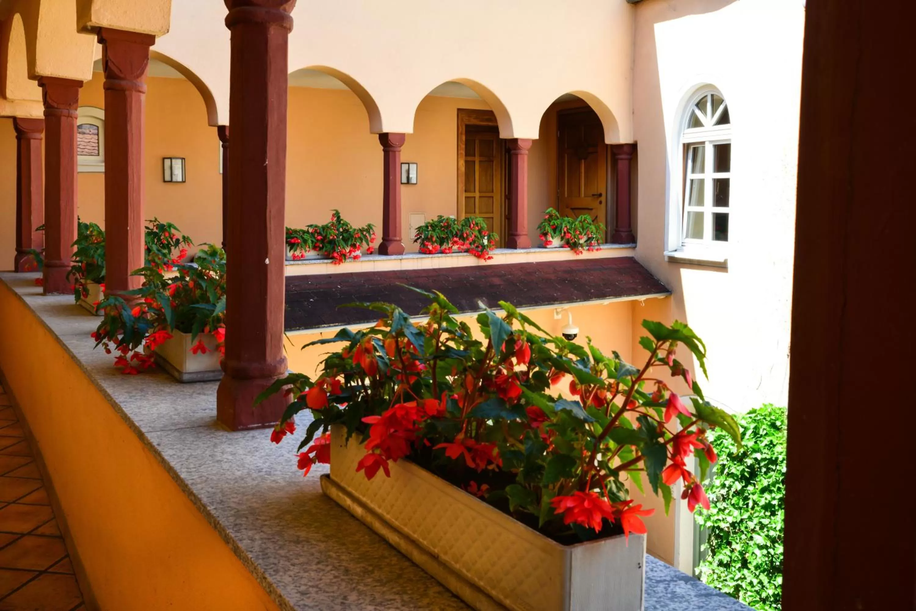 Balcony/Terrace in Boardinghouse Hotel Münchner Hof Pfarrkirchen