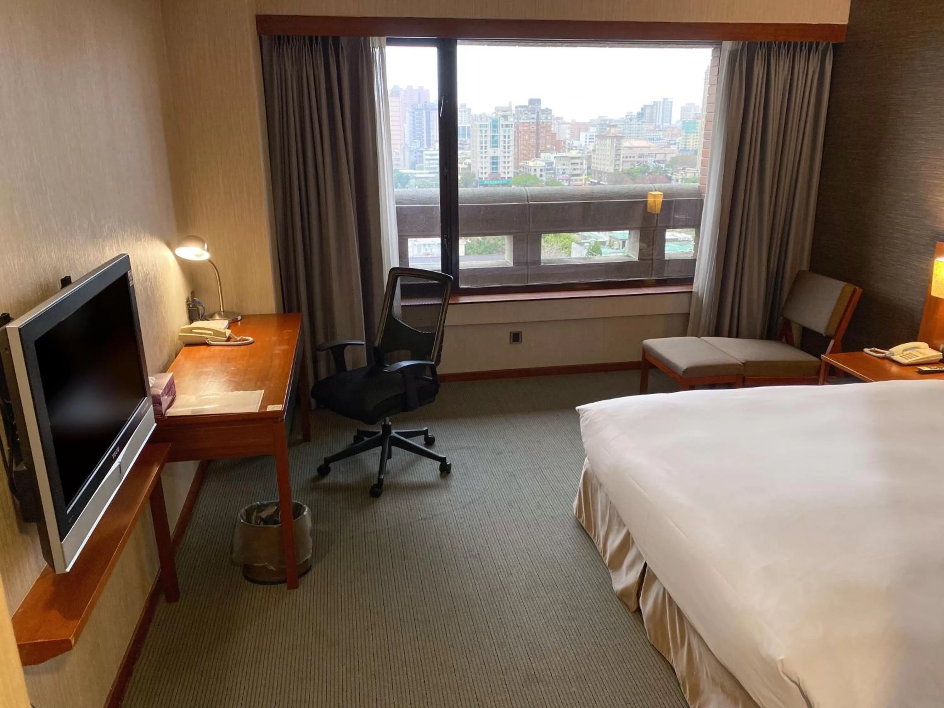 TV and multimedia, Bed in Guide Hotel Hsinchu Zhongyang