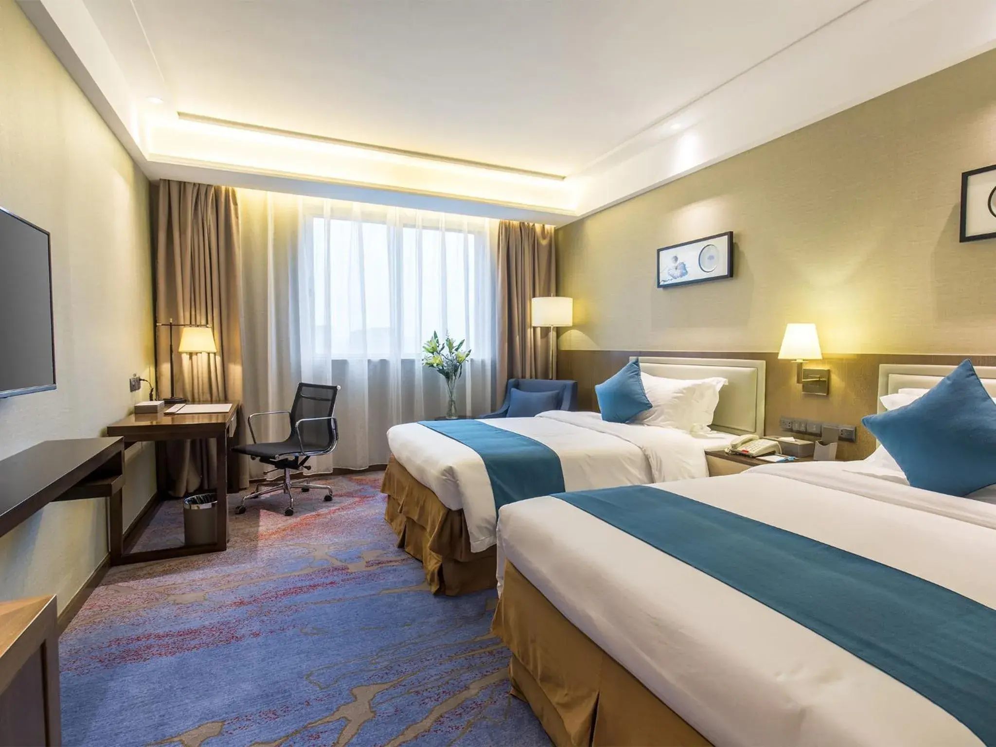 Superior Twin Room in Wan Yue Grand Skylight Hotel Superior Twin Room in Wan Yue Grand Skylight Hotel