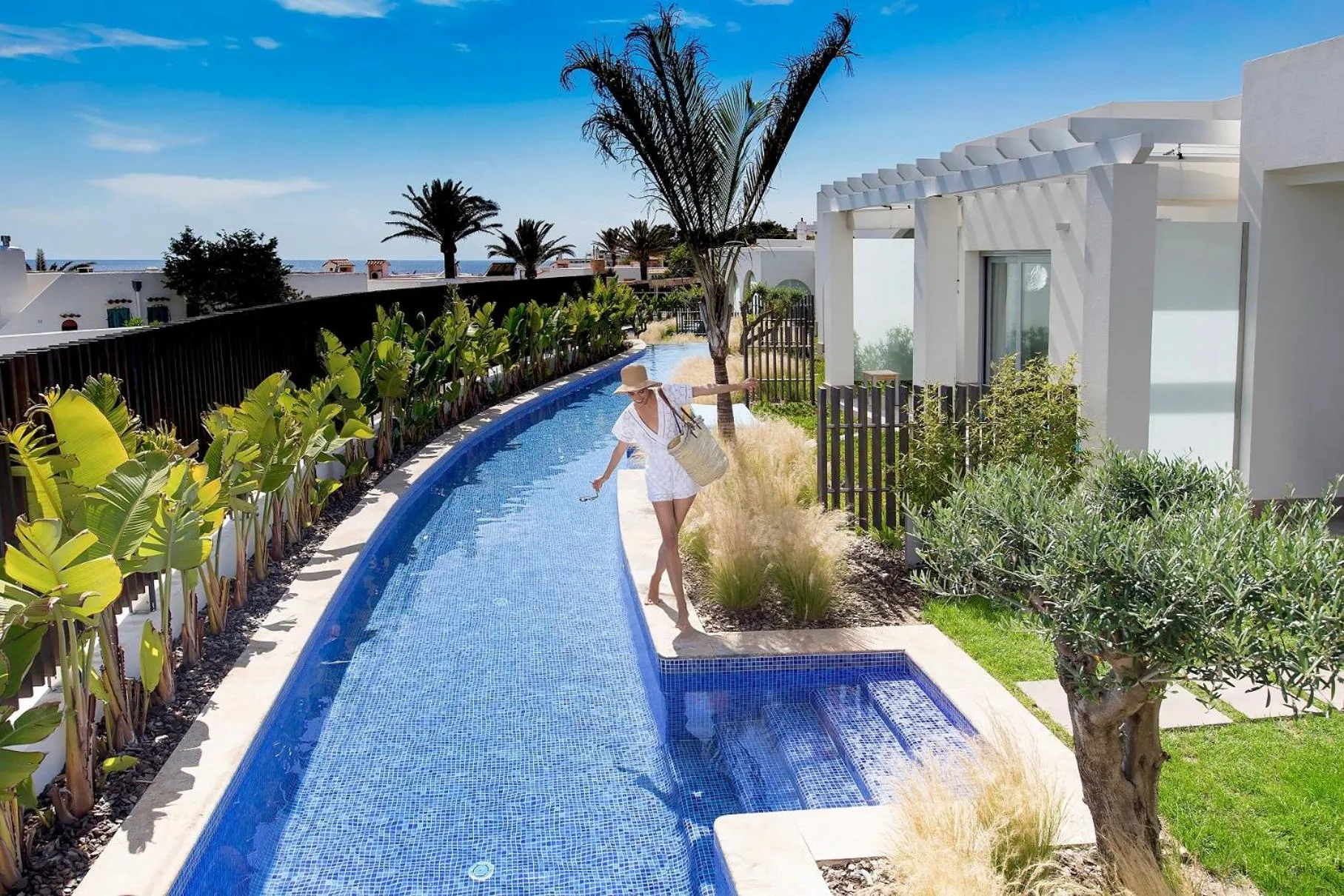 Swimming pool in 7Pines Resort Ibiza, part of Destination by Hyatt