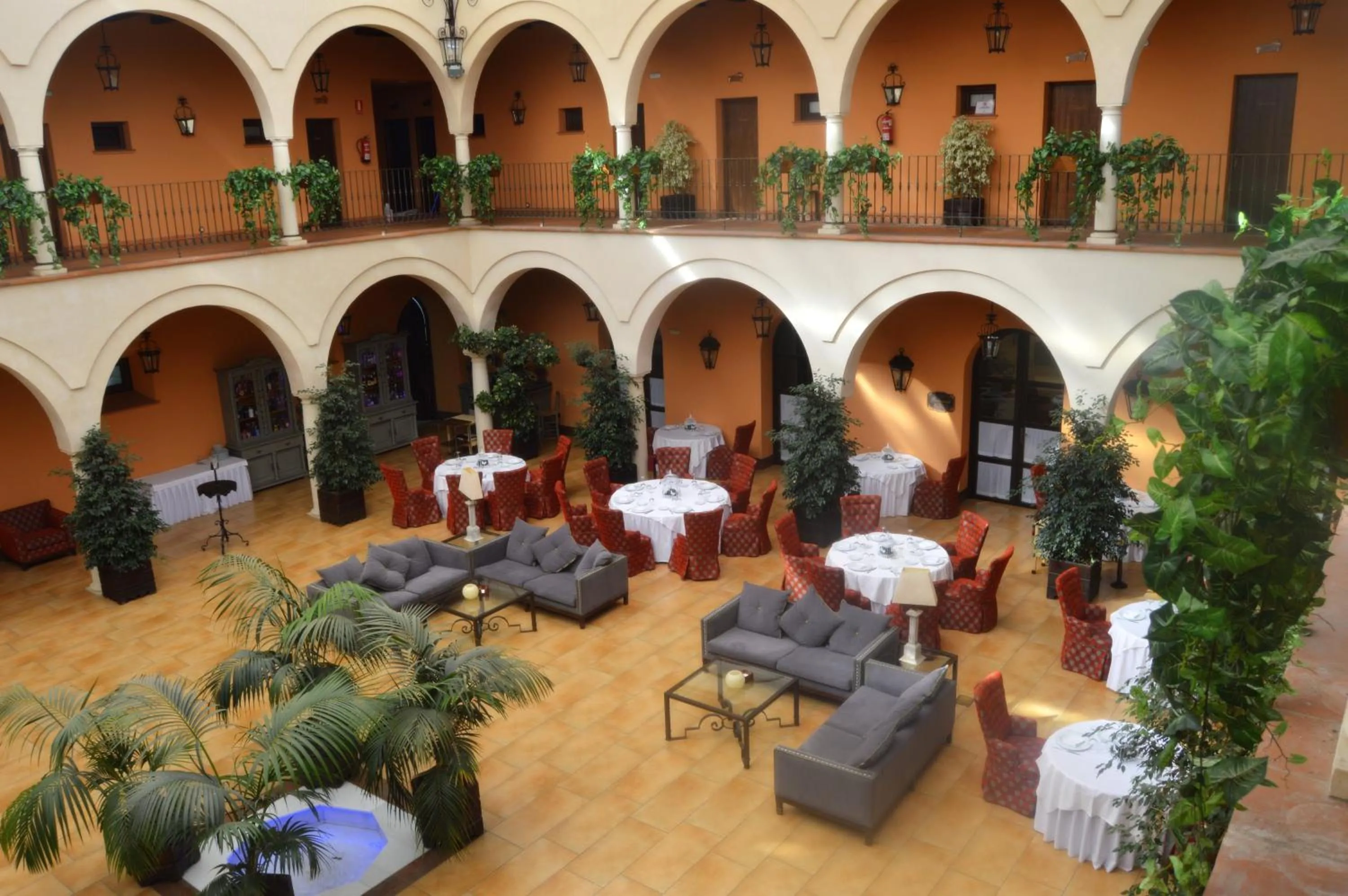Patio in Hacienda Montija Hotel