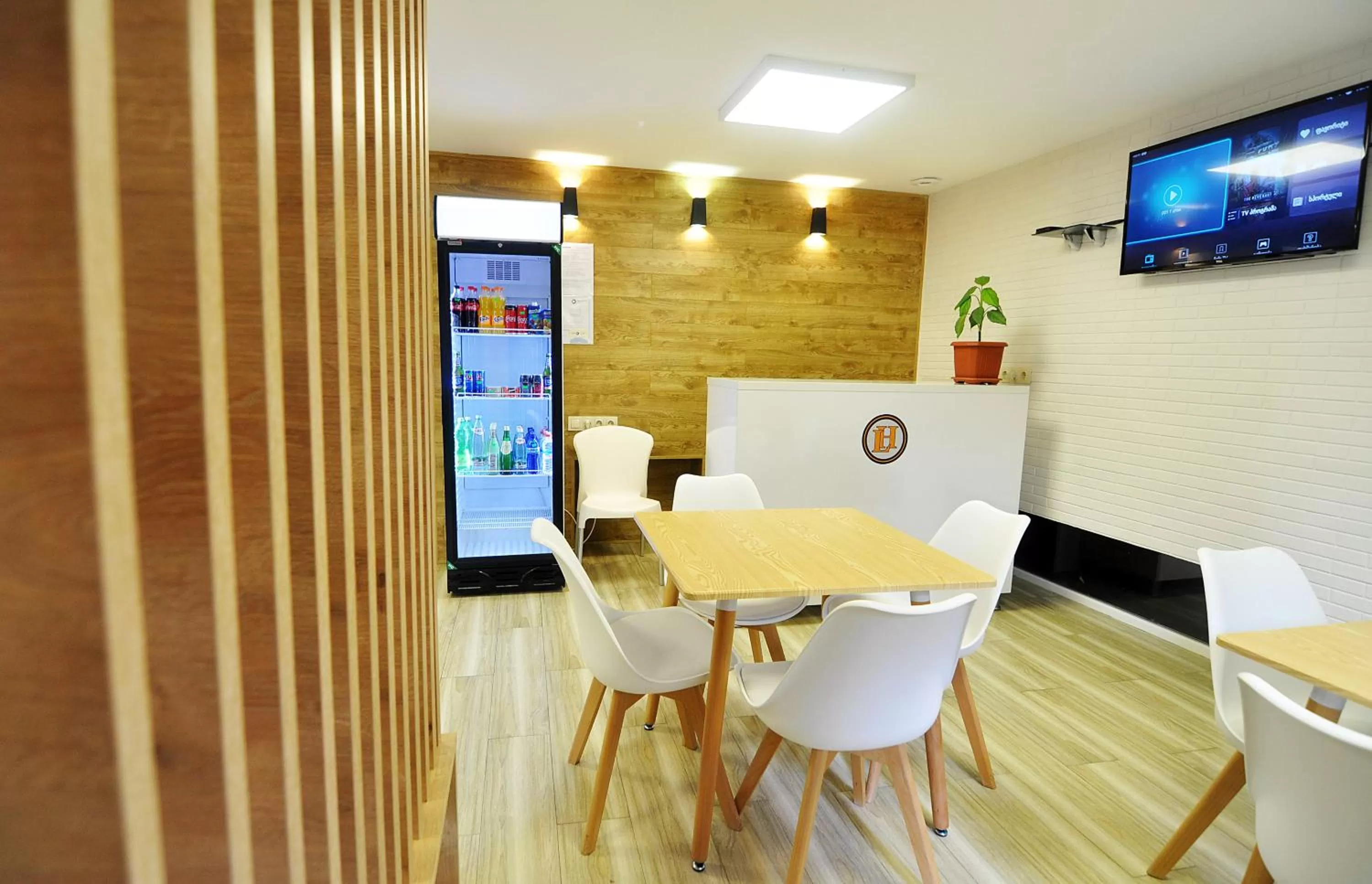 Dining area in Light Hotel
