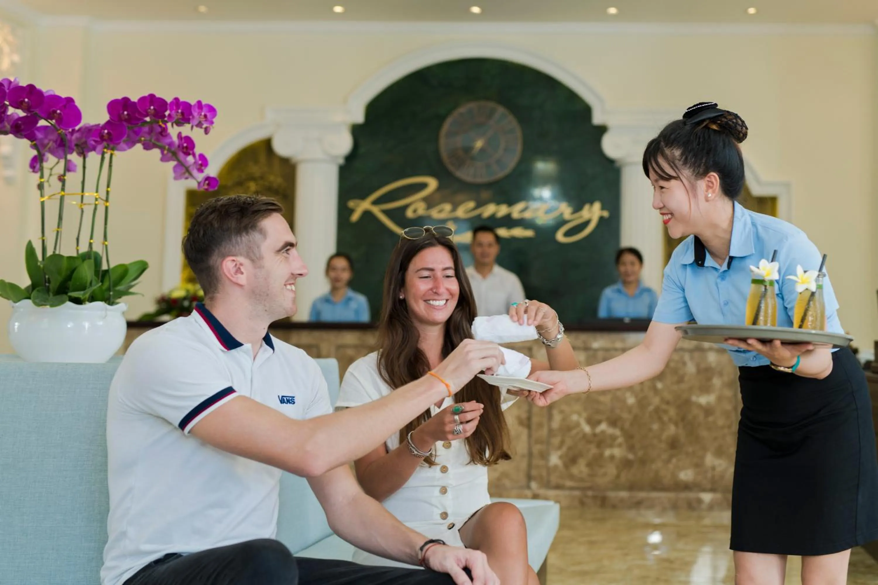 Lobby or reception in Hoi An Rosemary Boutique Hotel & Spa - A Peaceful Retreat