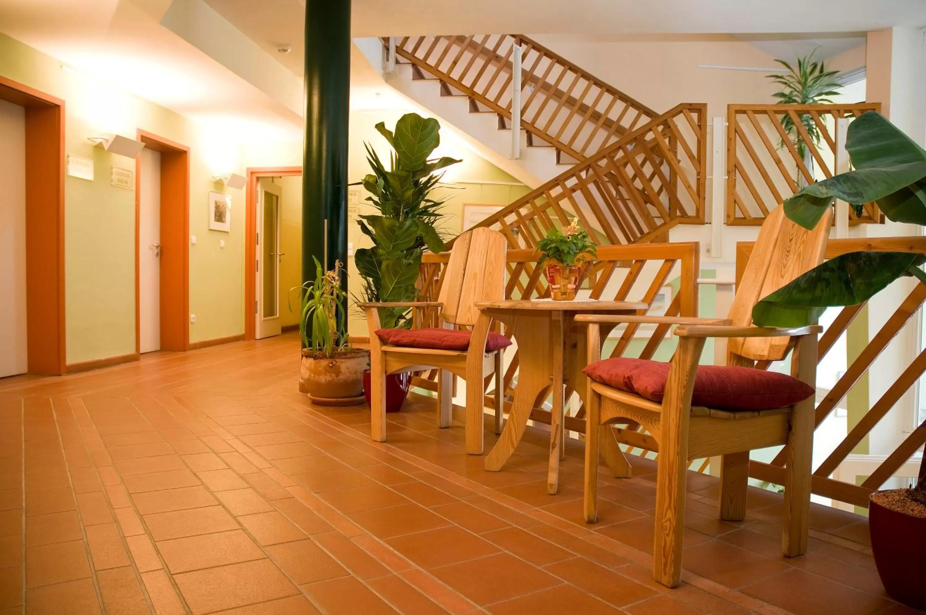 Lobby or reception in Hotel Haus Linden