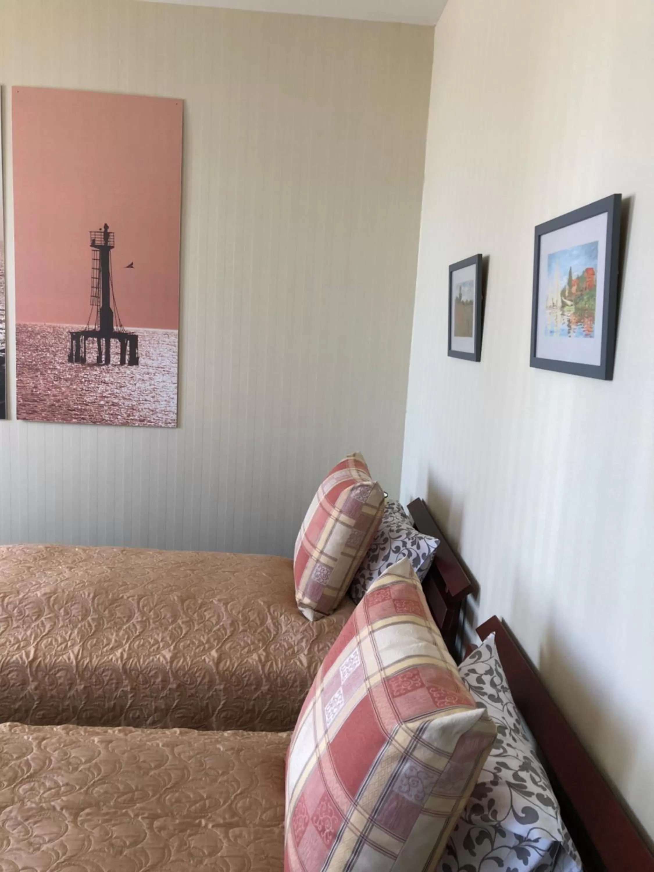 Bed in Hotel Vilhelmine