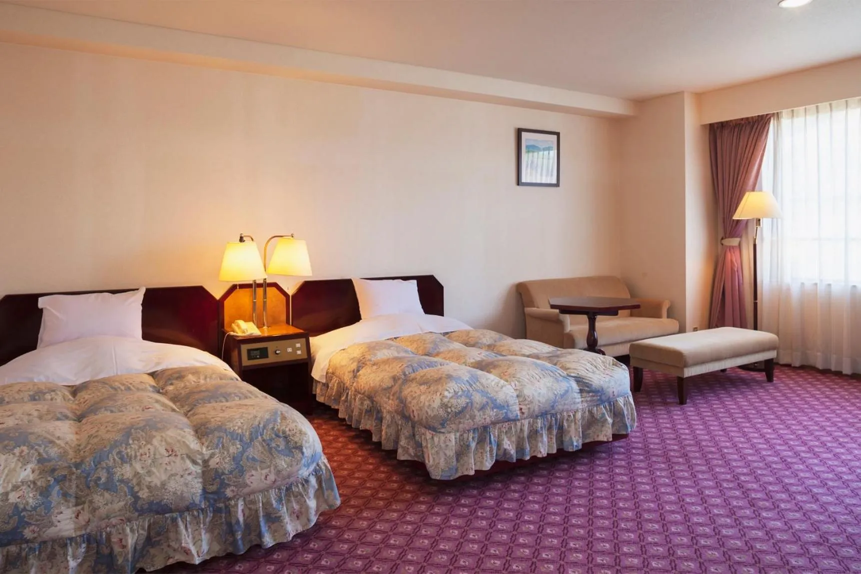 Bed in Yuzawa Toei Hotel