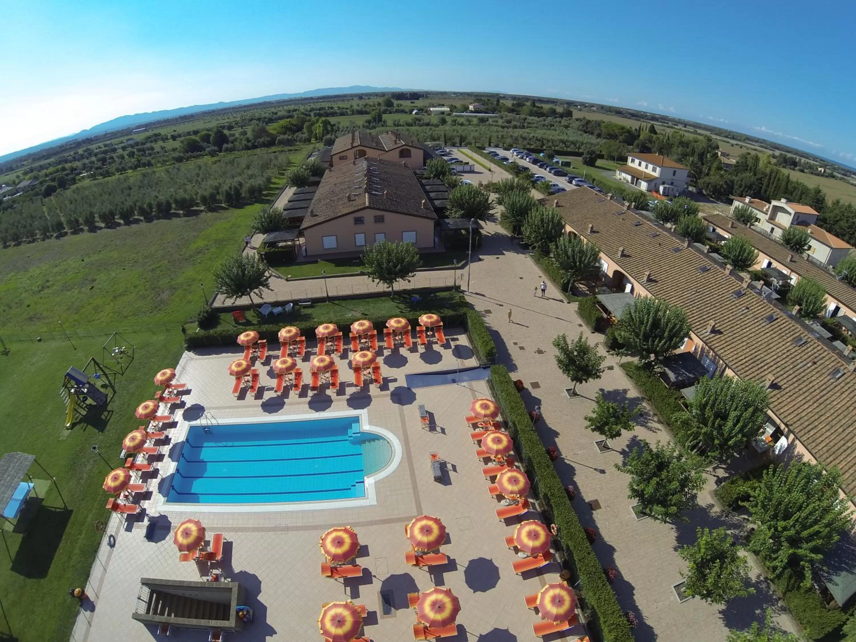 Bird's eye view in Borgo Verde