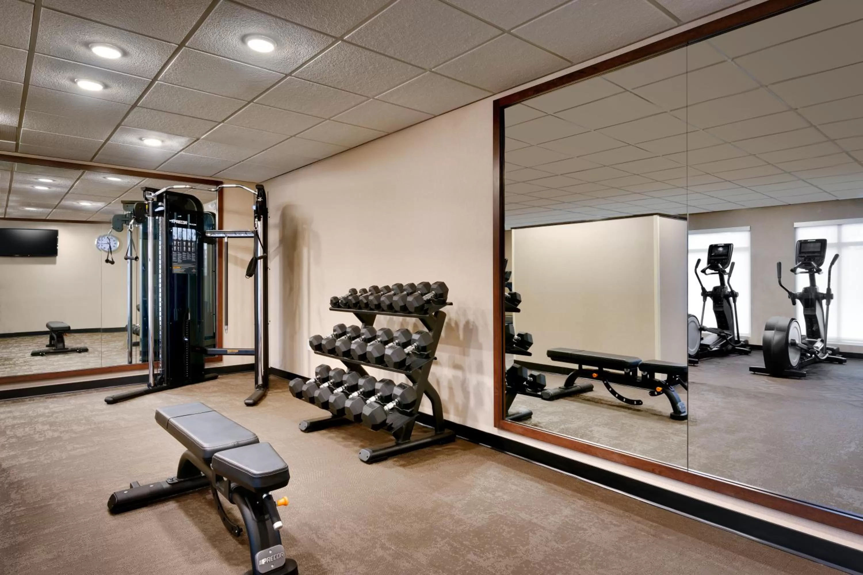 Fitness centre/facilities in Residence Inn by Marriott Brunswick