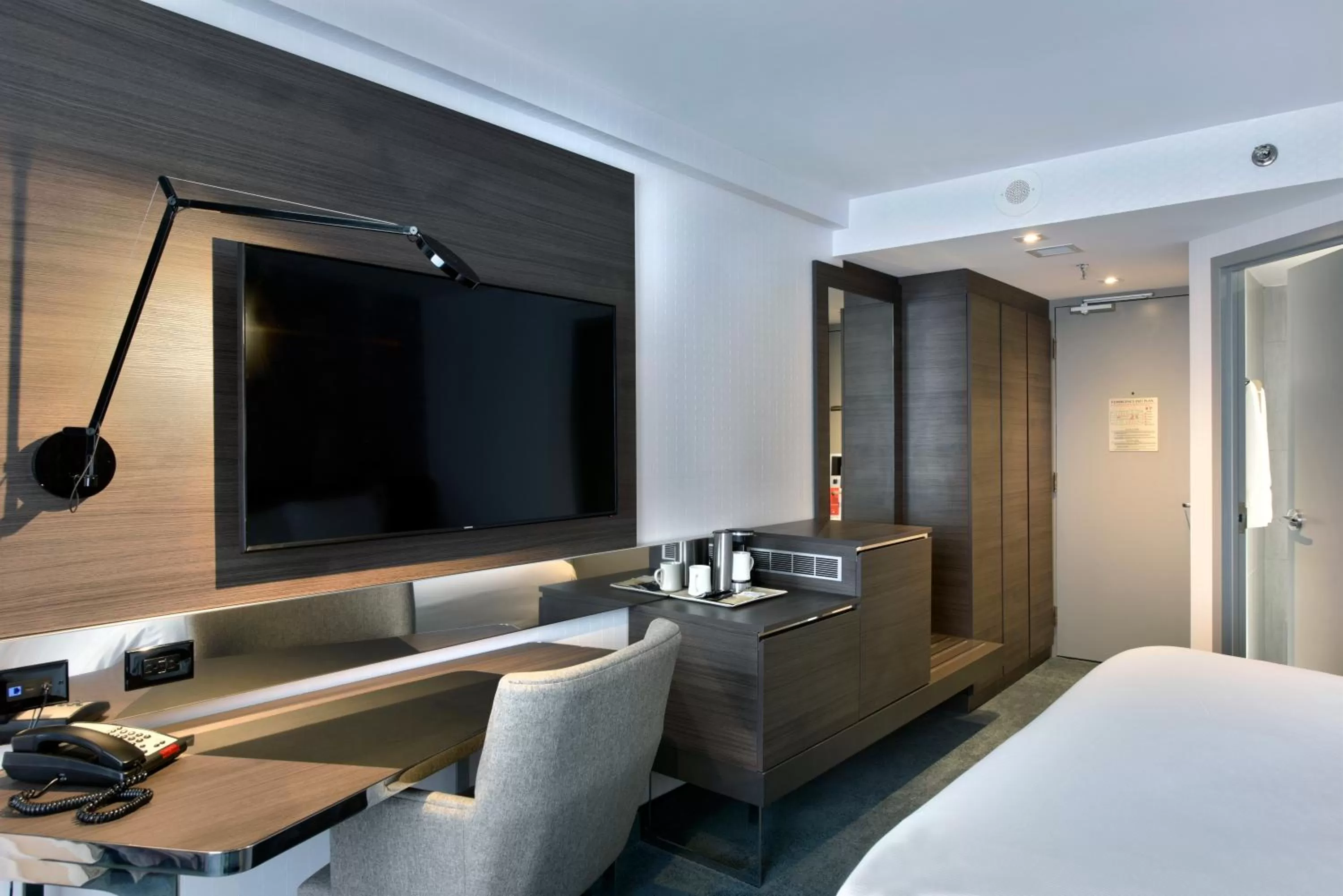 Bed in Novotel Ottawa City Centre Hotel