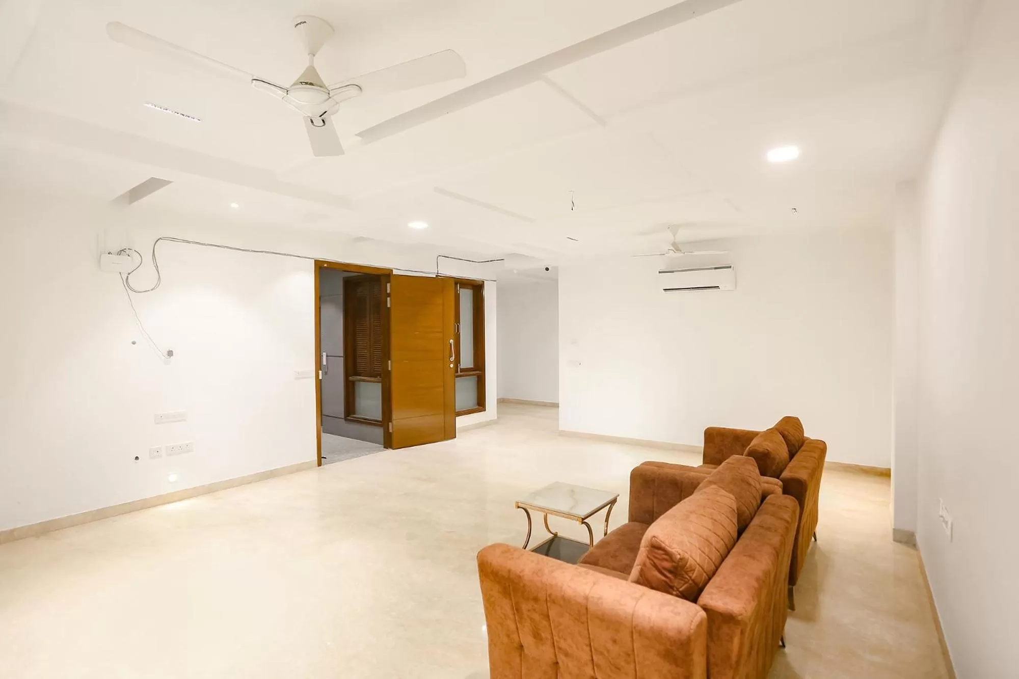 Seating area in FabExpress Aerosky Deluxe - Nr Yashobhoomi Convention Centre