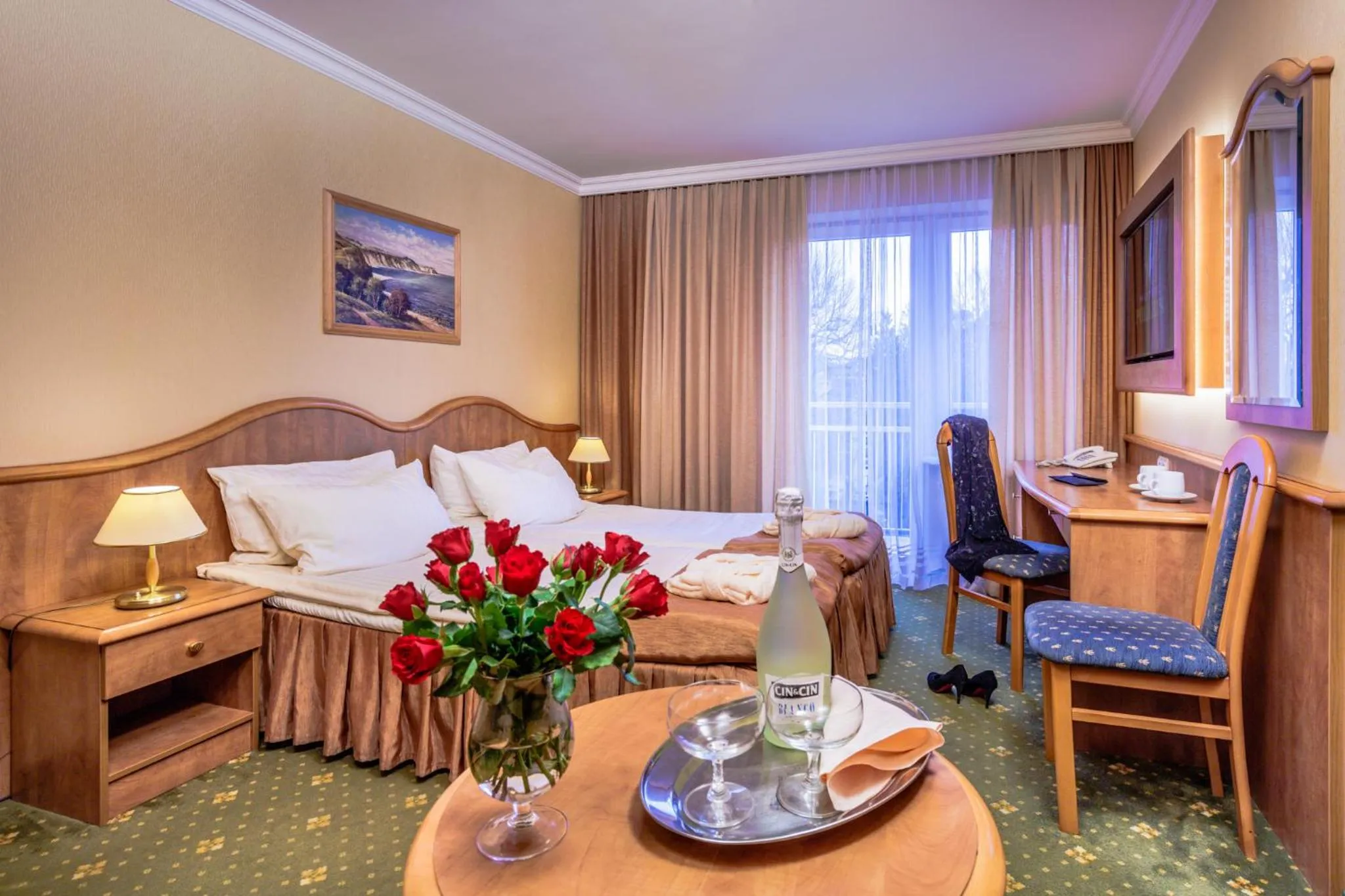 Bed in Hotel Polaris III