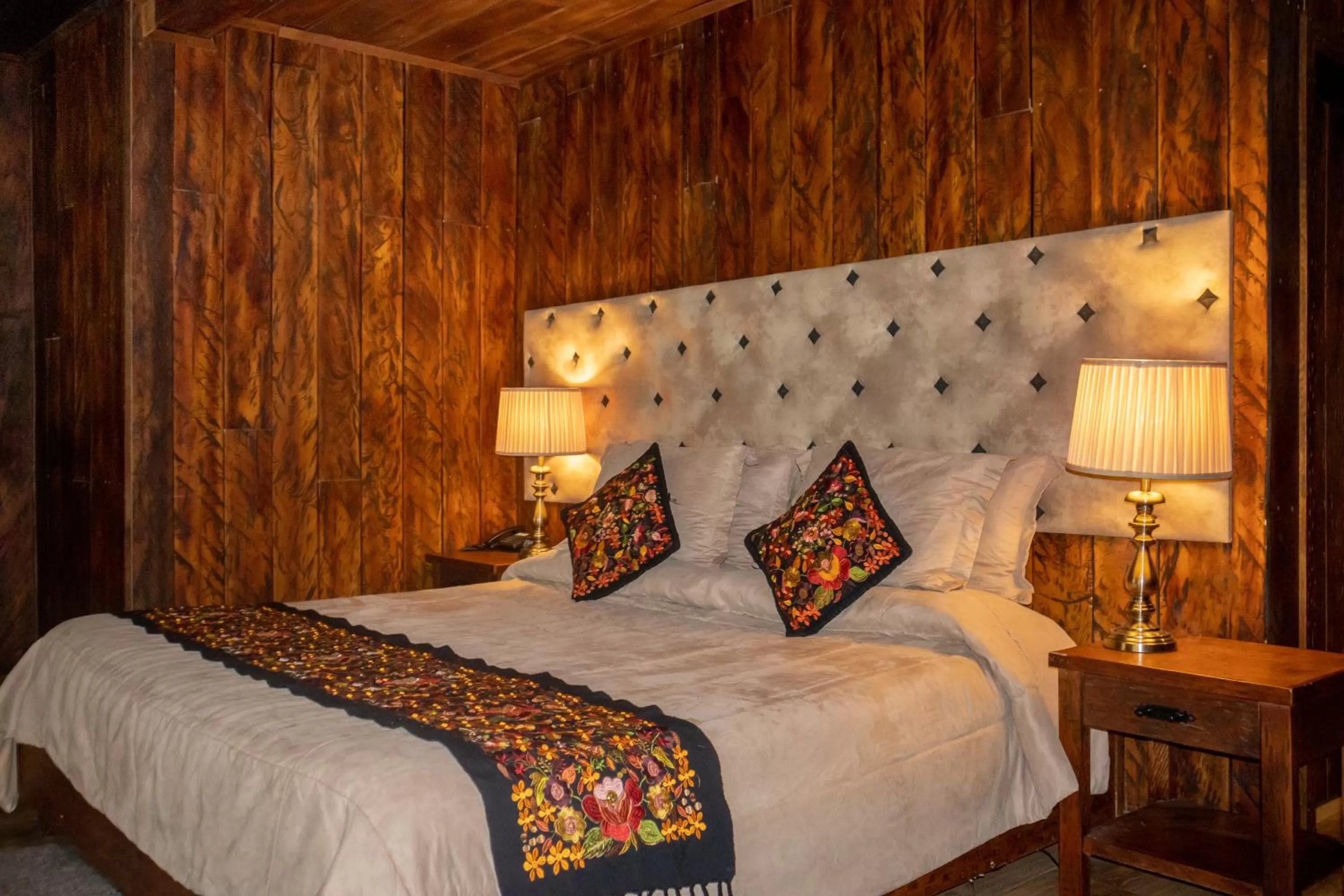 Bed in Hacienda Hostería Dos Chorreras