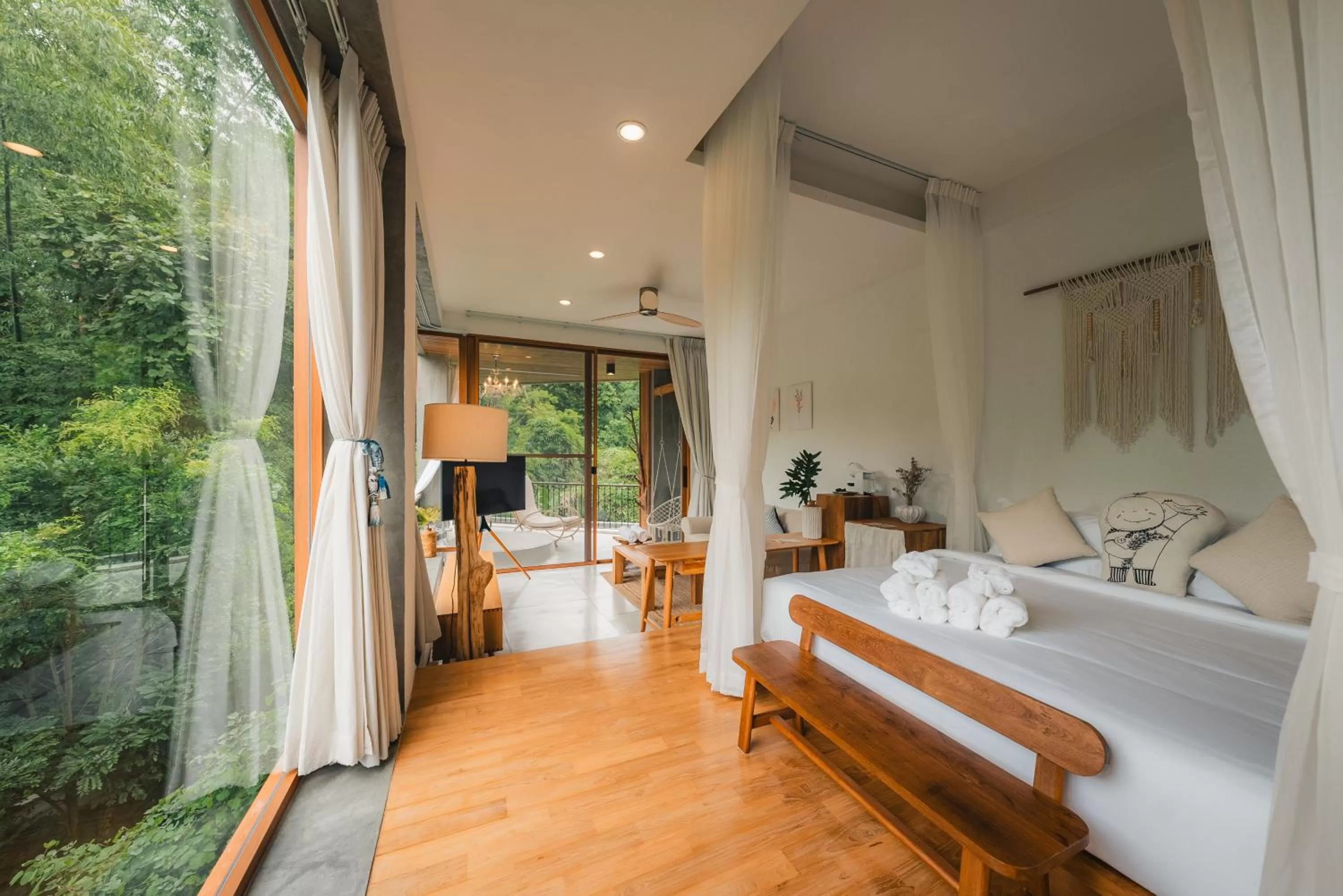 Bed in Proud Phu Fah Muang Chiang Mai