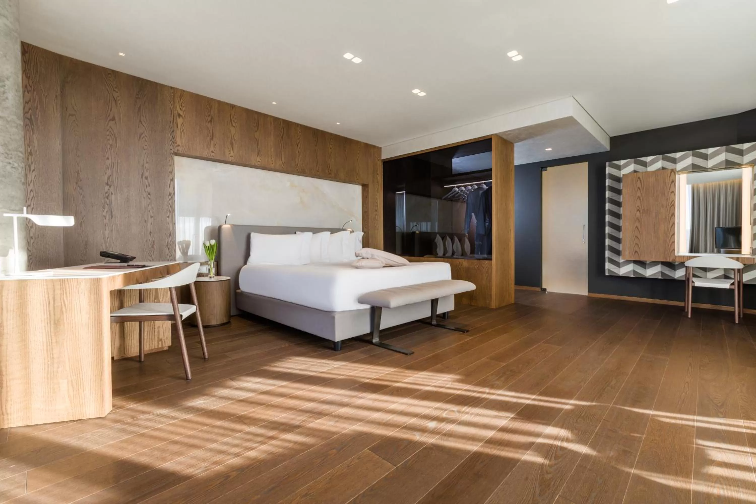 Photo of the whole room, Bed in Maritim Hotel Plaza Tirana