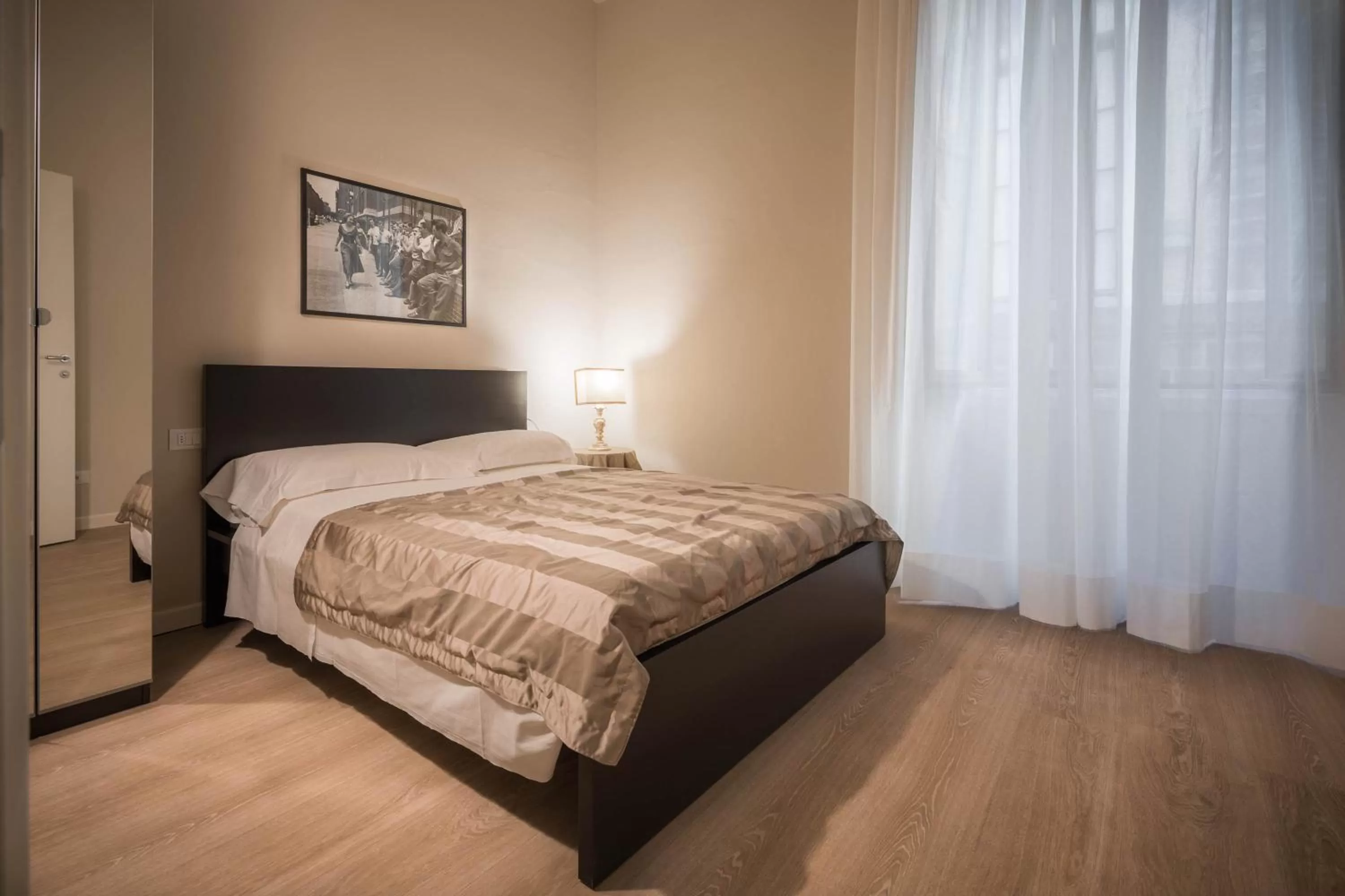 Bed in Hotel Torre Guelfa Palazzo Acciaiuoli