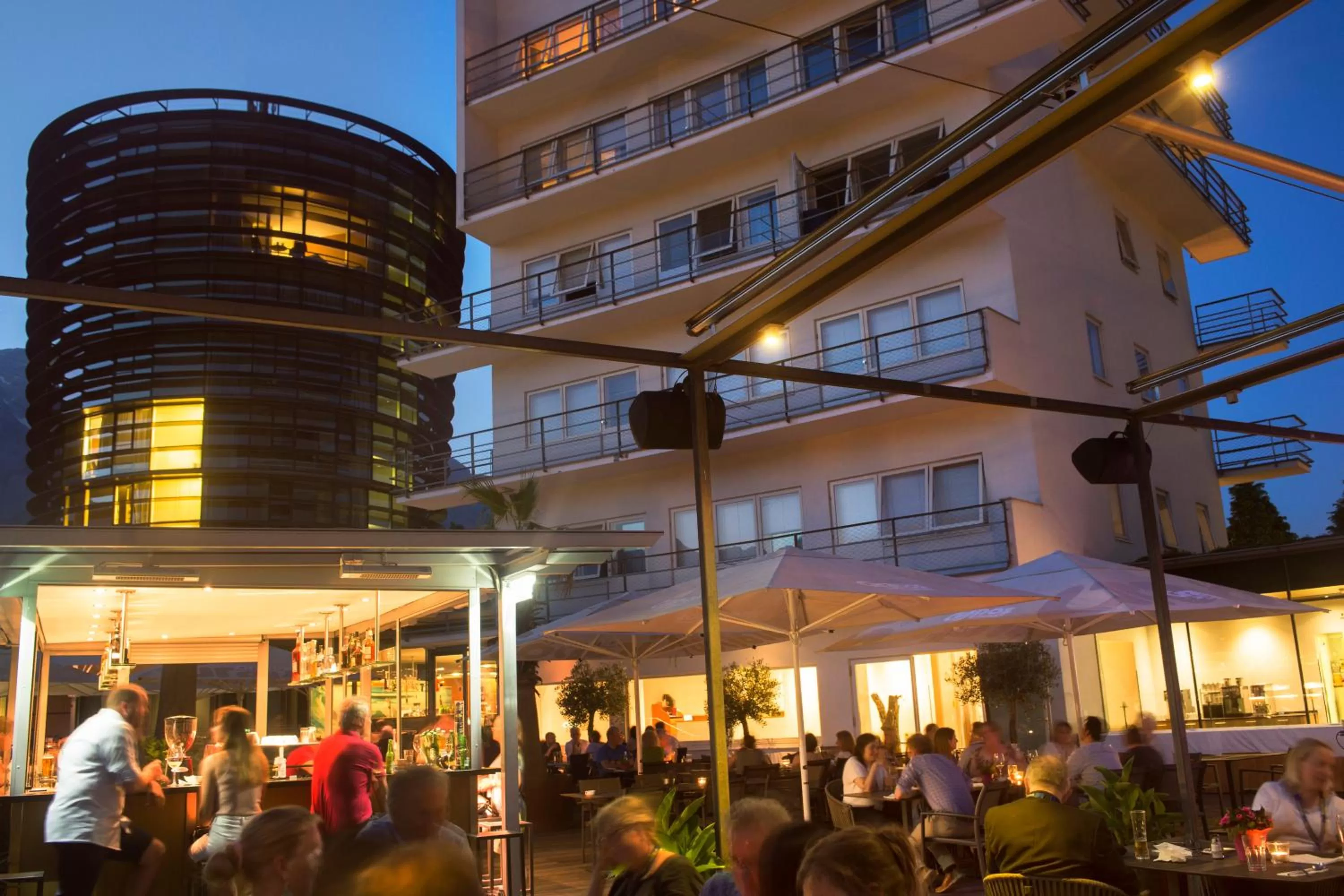 Property building in Parkhotel Hall in Tirol