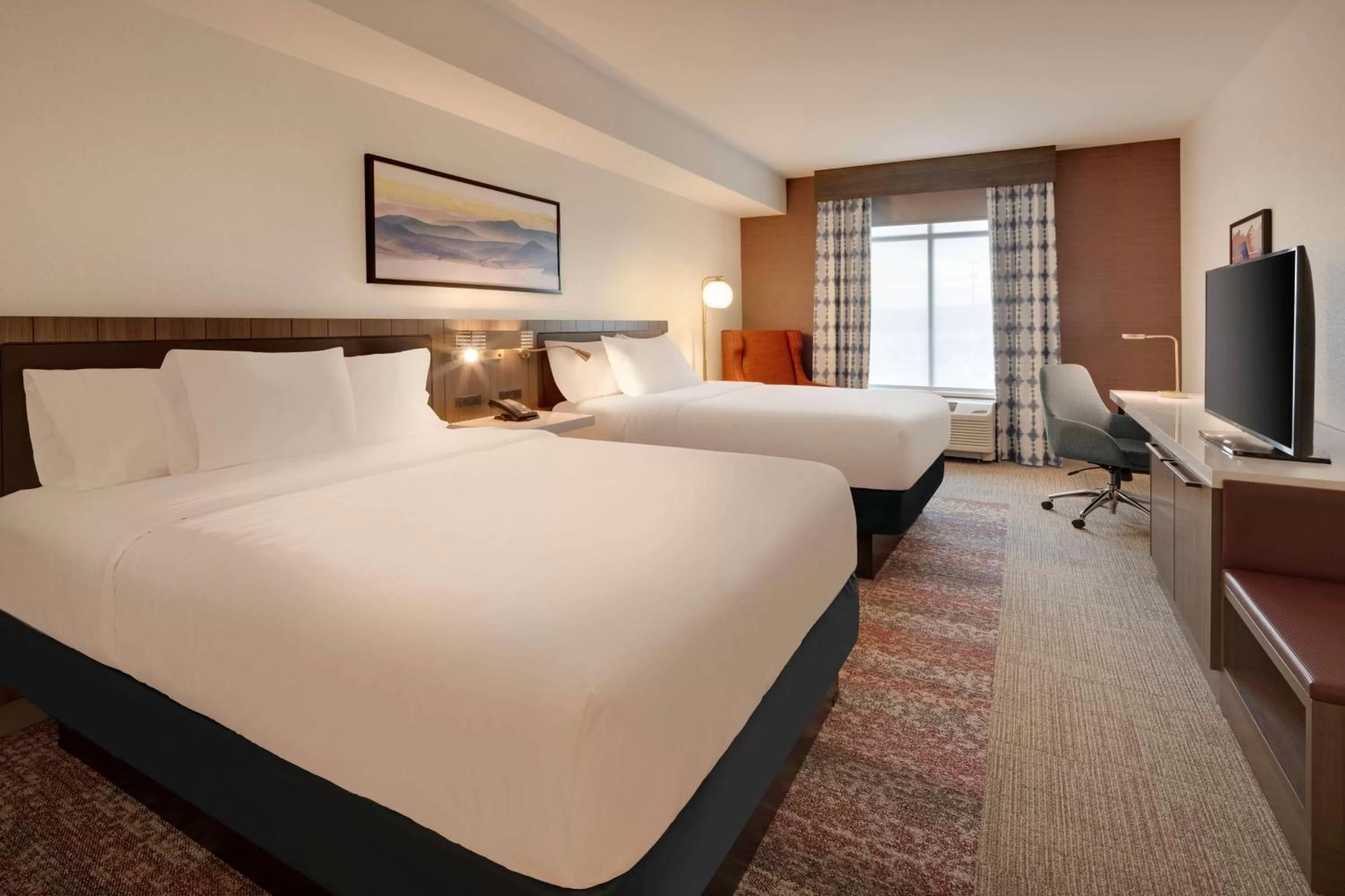 Bedroom, Bed in Hilton Garden Inn Haymarket