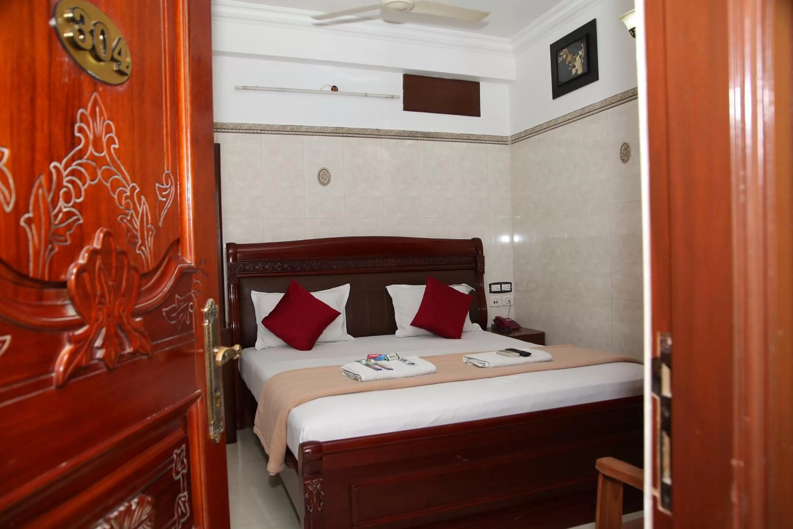 Bedroom, Bed in Grand View Residency Chennai