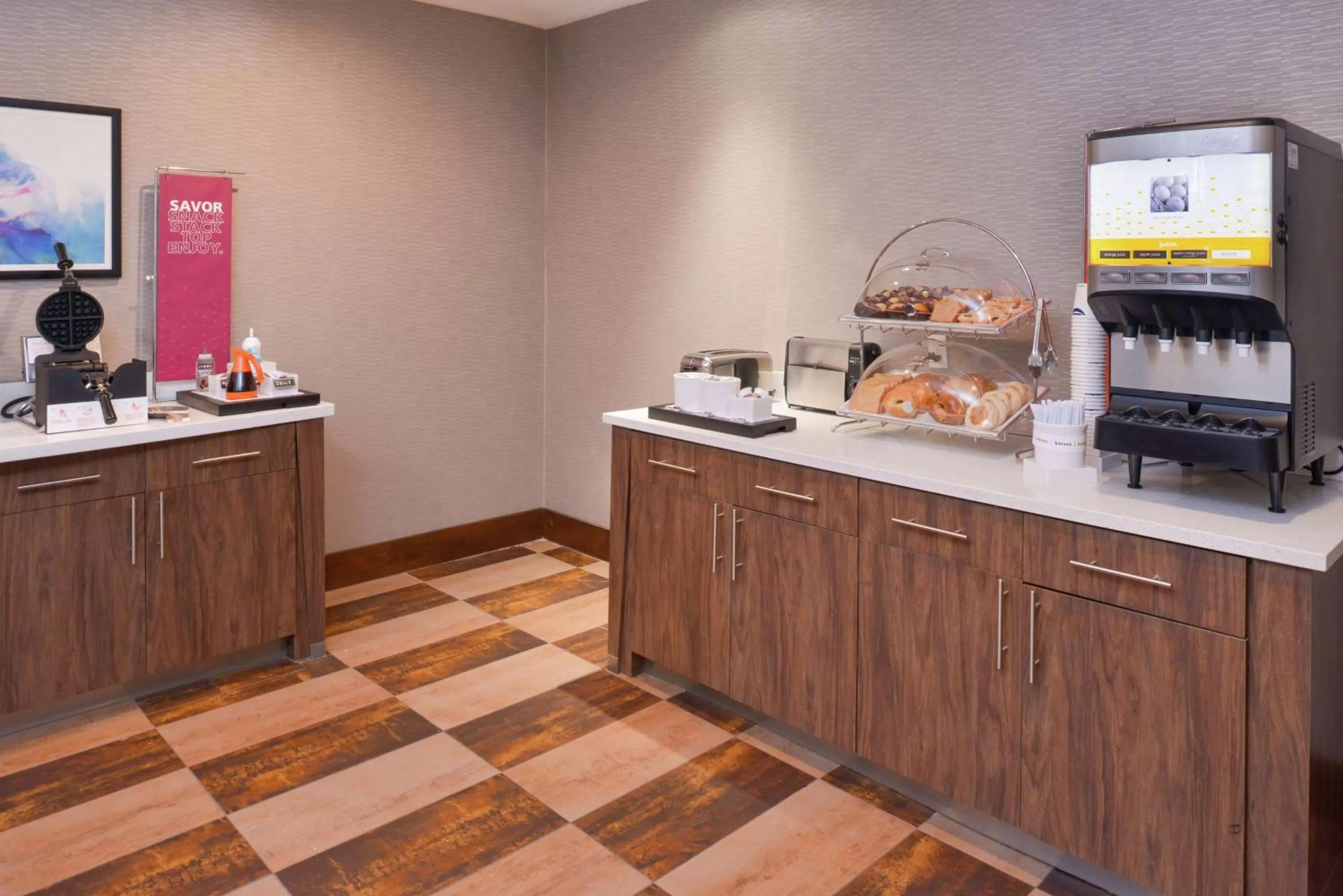 Breakfast in Hampton Inn and Suites Port Aransas