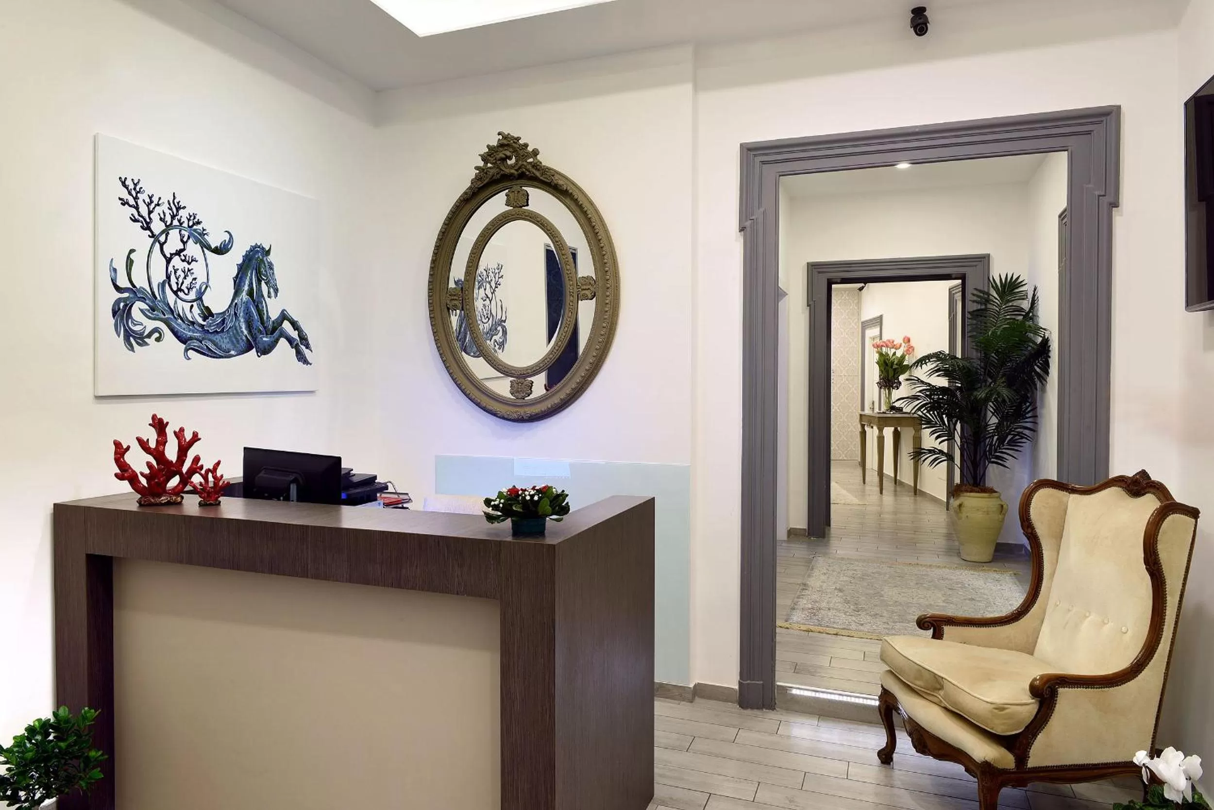 Lobby or reception in Barbarella Spa