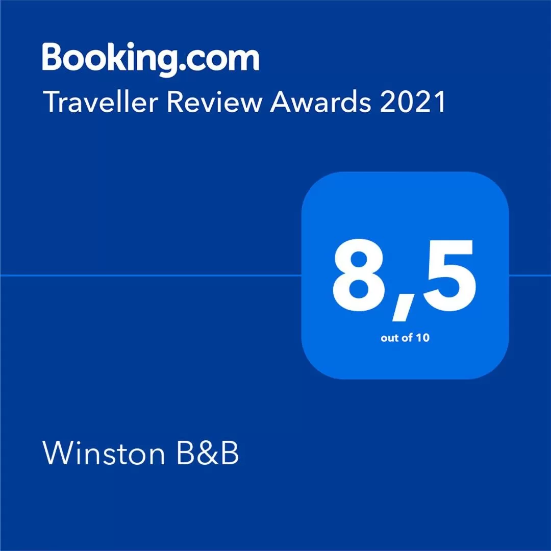 Certificate/Award in Winston B&B