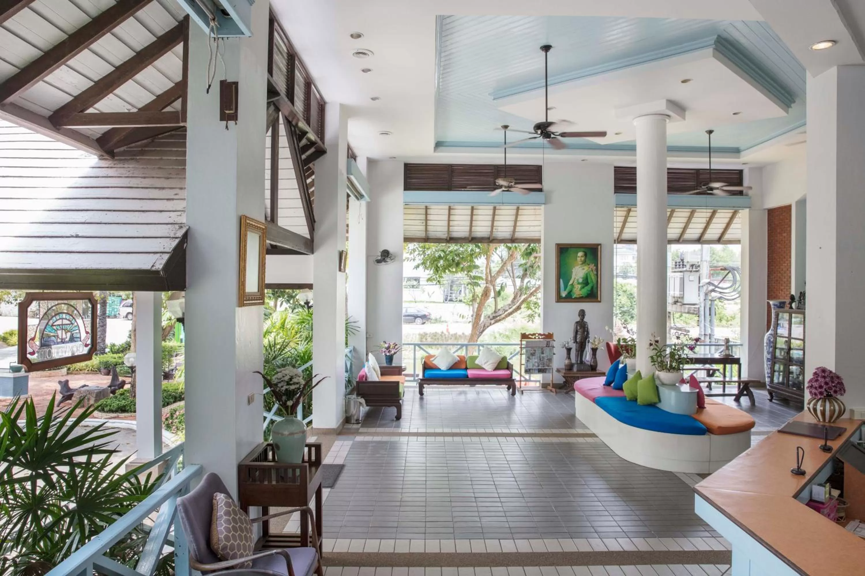 Lobby or reception in Chom View Hotel, Hua Hin