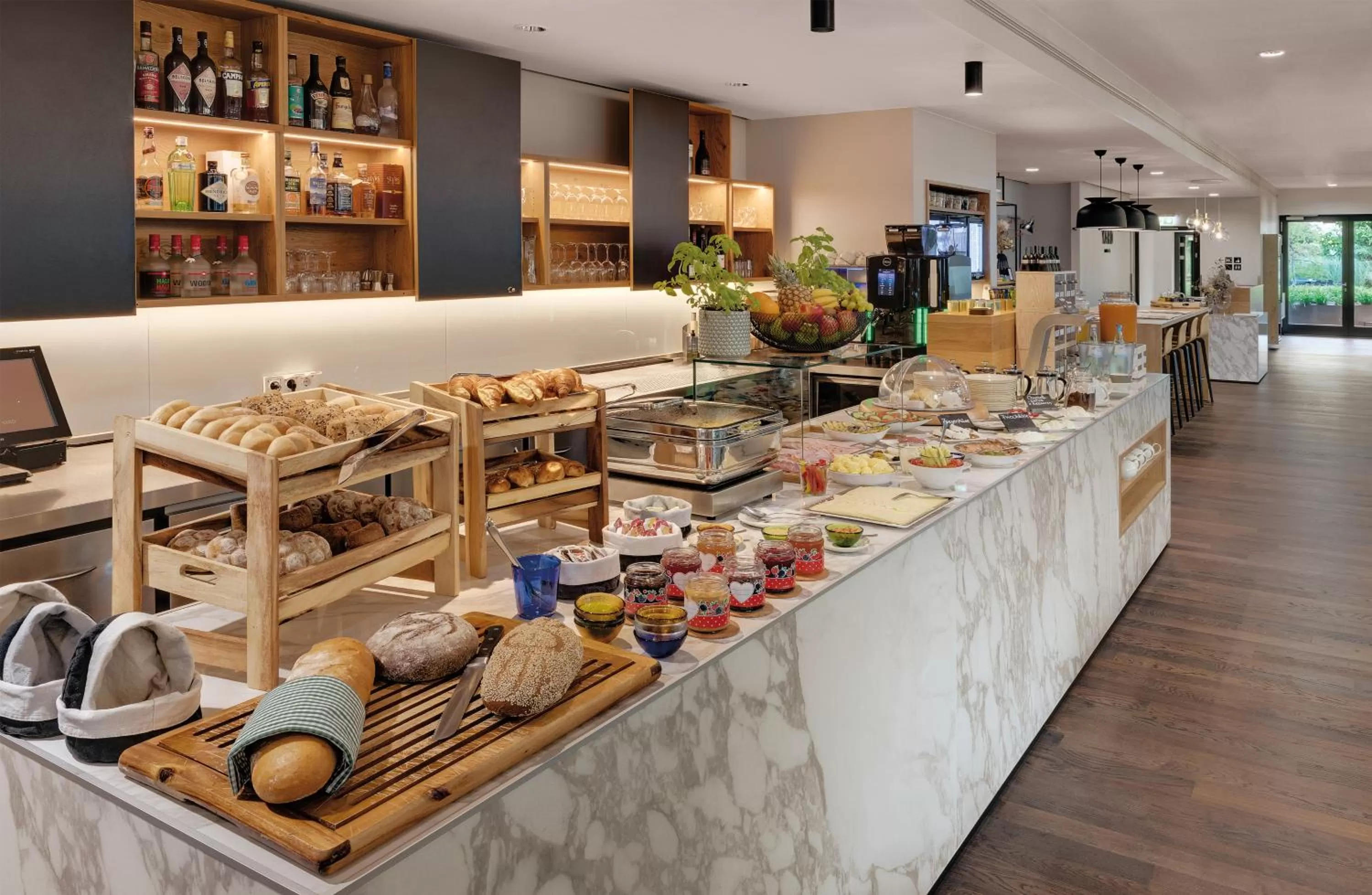 American breakfast in Hotel the YARD Berlin