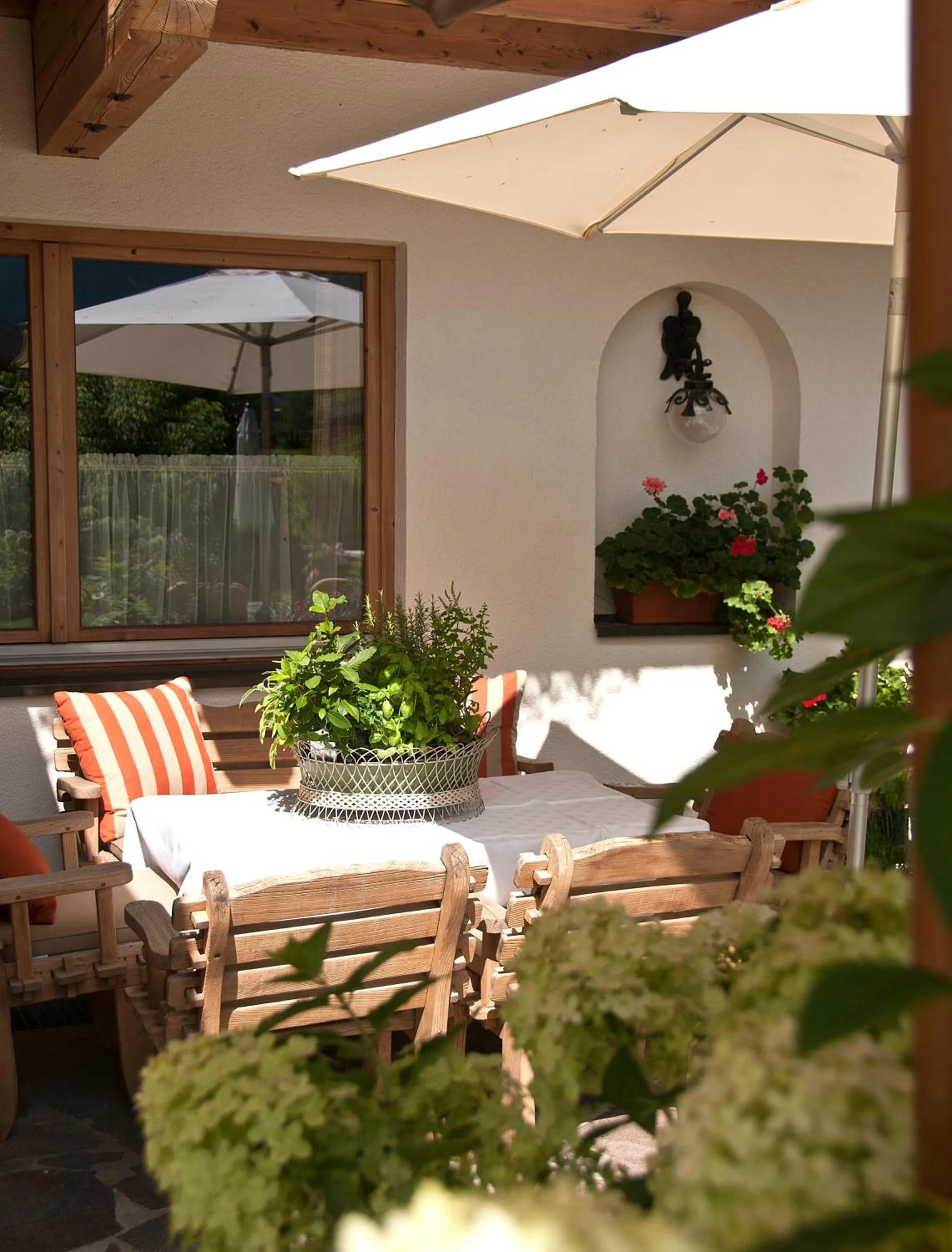 Garden in Hotel Garni Glockenstuhl