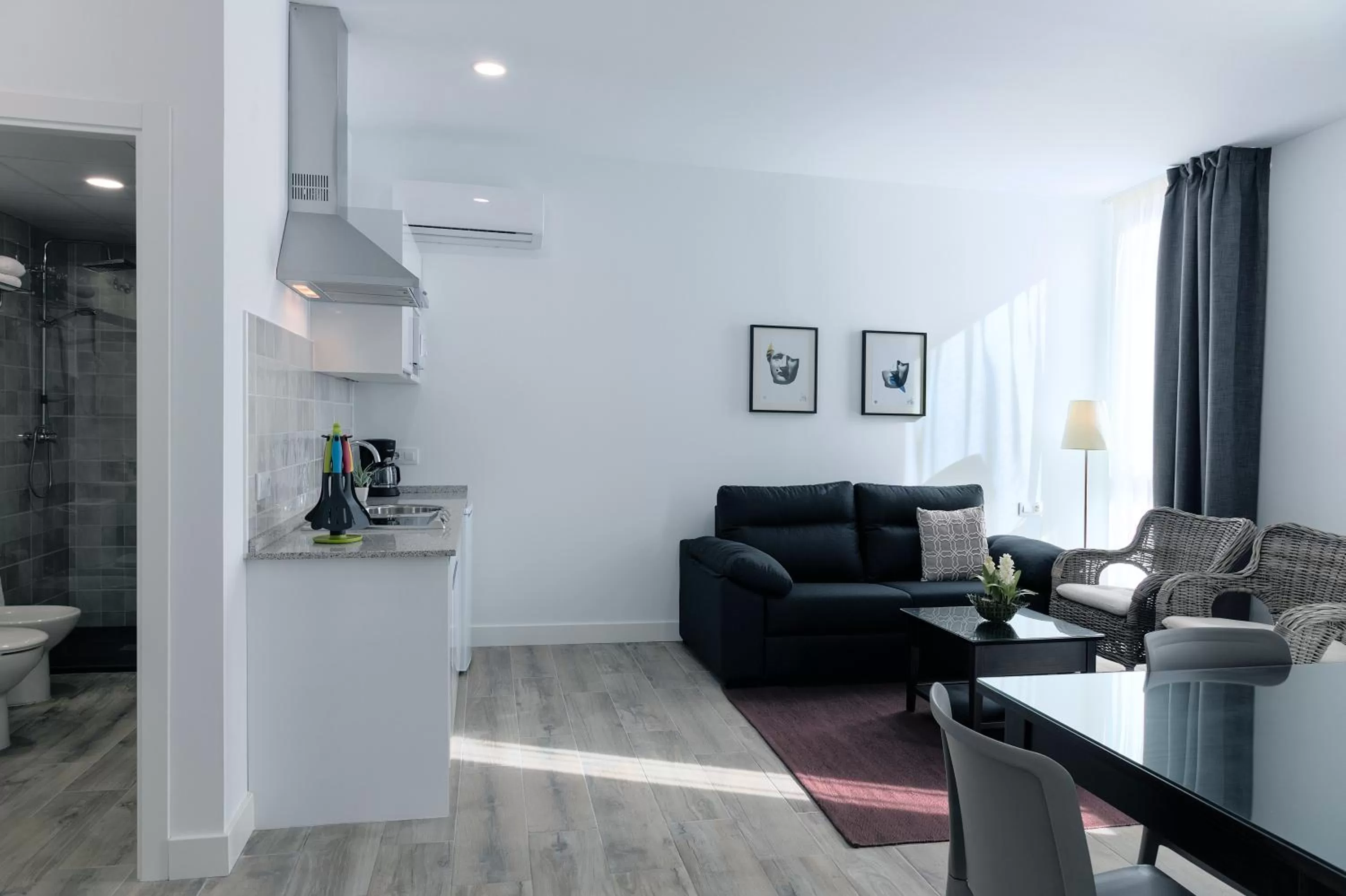 Kitchen or kitchenette in Hotel Apartamentos MPD